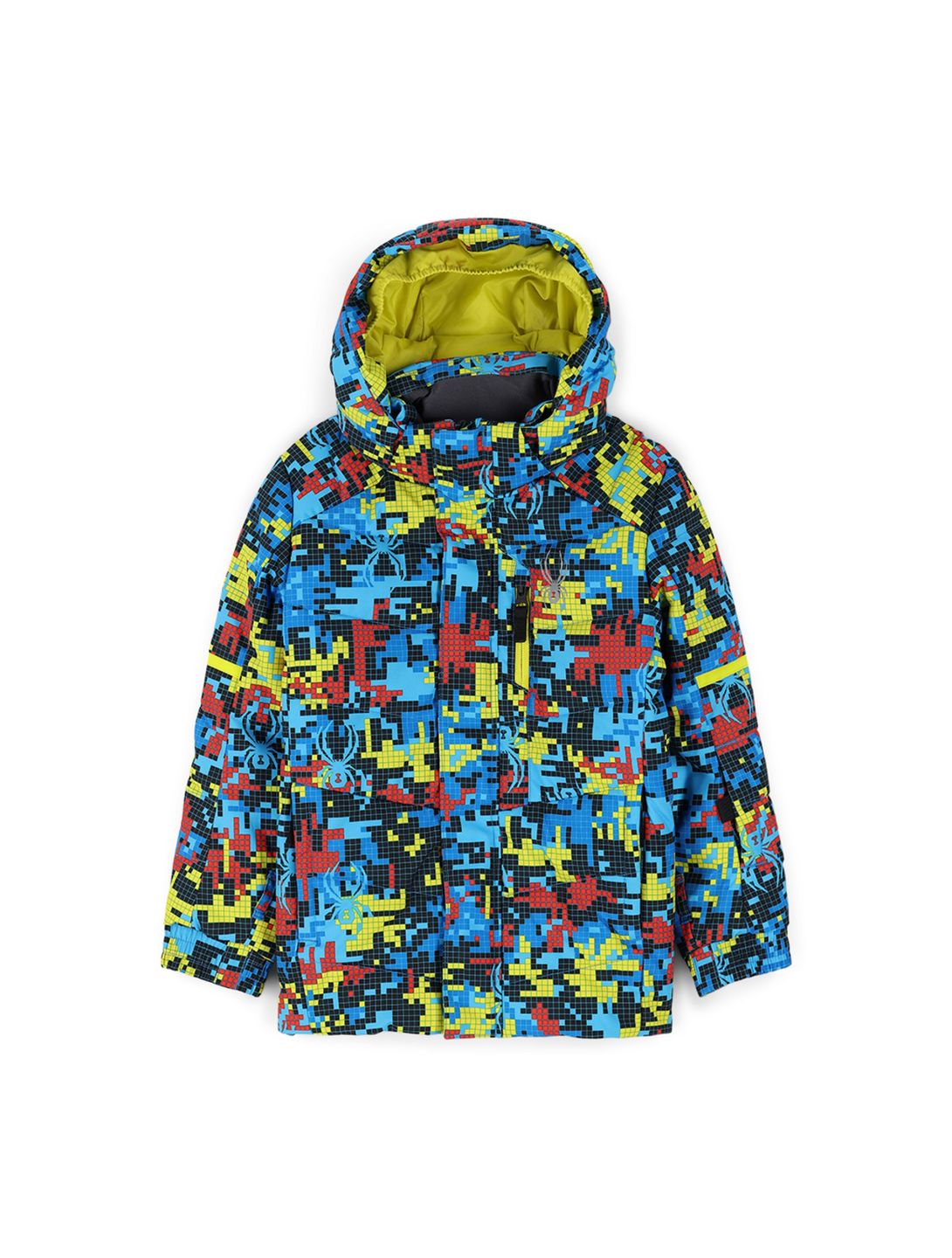 Spyder, Impulse Synthetic veste de ski enfants digital bug multicolore 