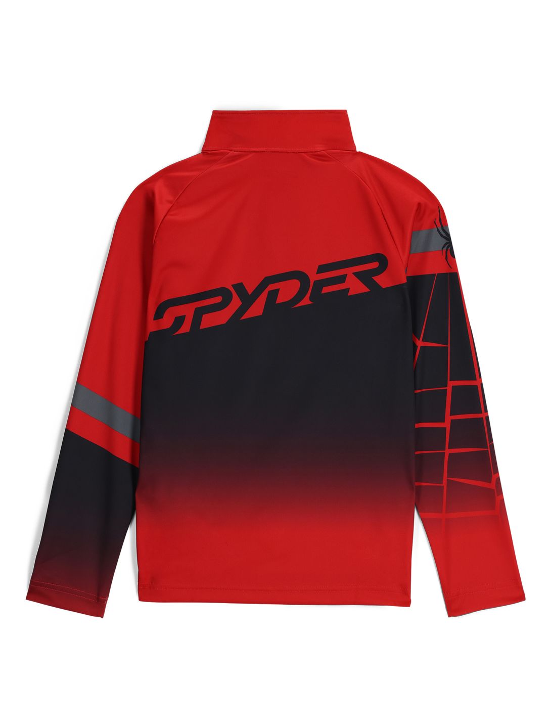 Spyder, Incline 1/2 Zip pull de ski enfants Spyder Red rouge 