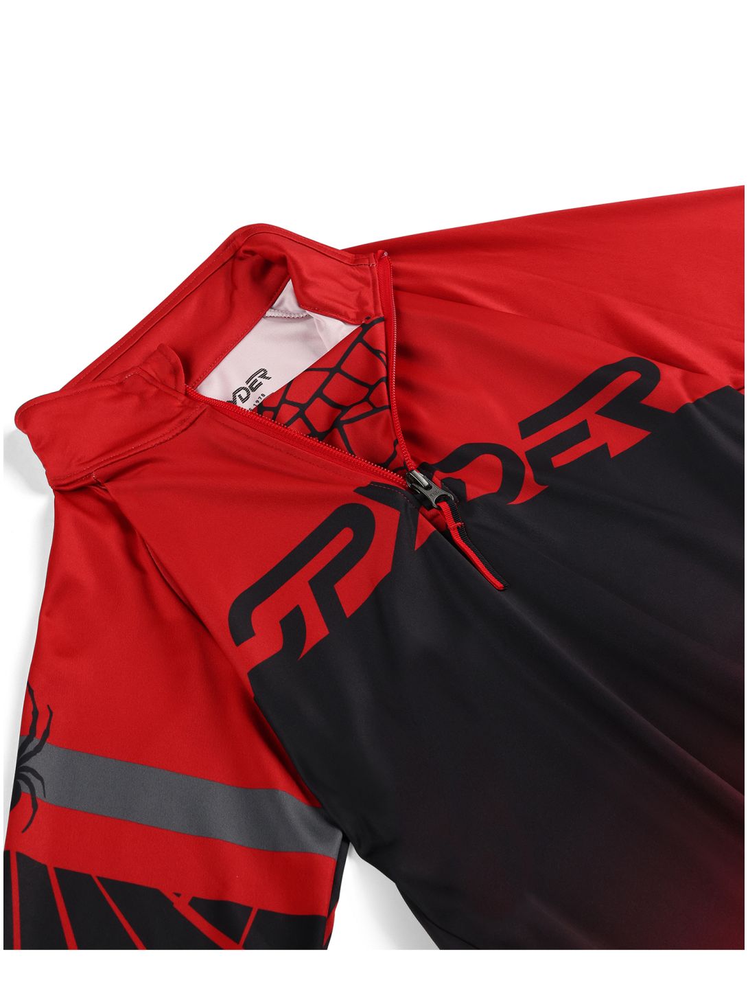 Spyder, Incline 1/2 Zip pull de ski enfants Spyder Red rouge 