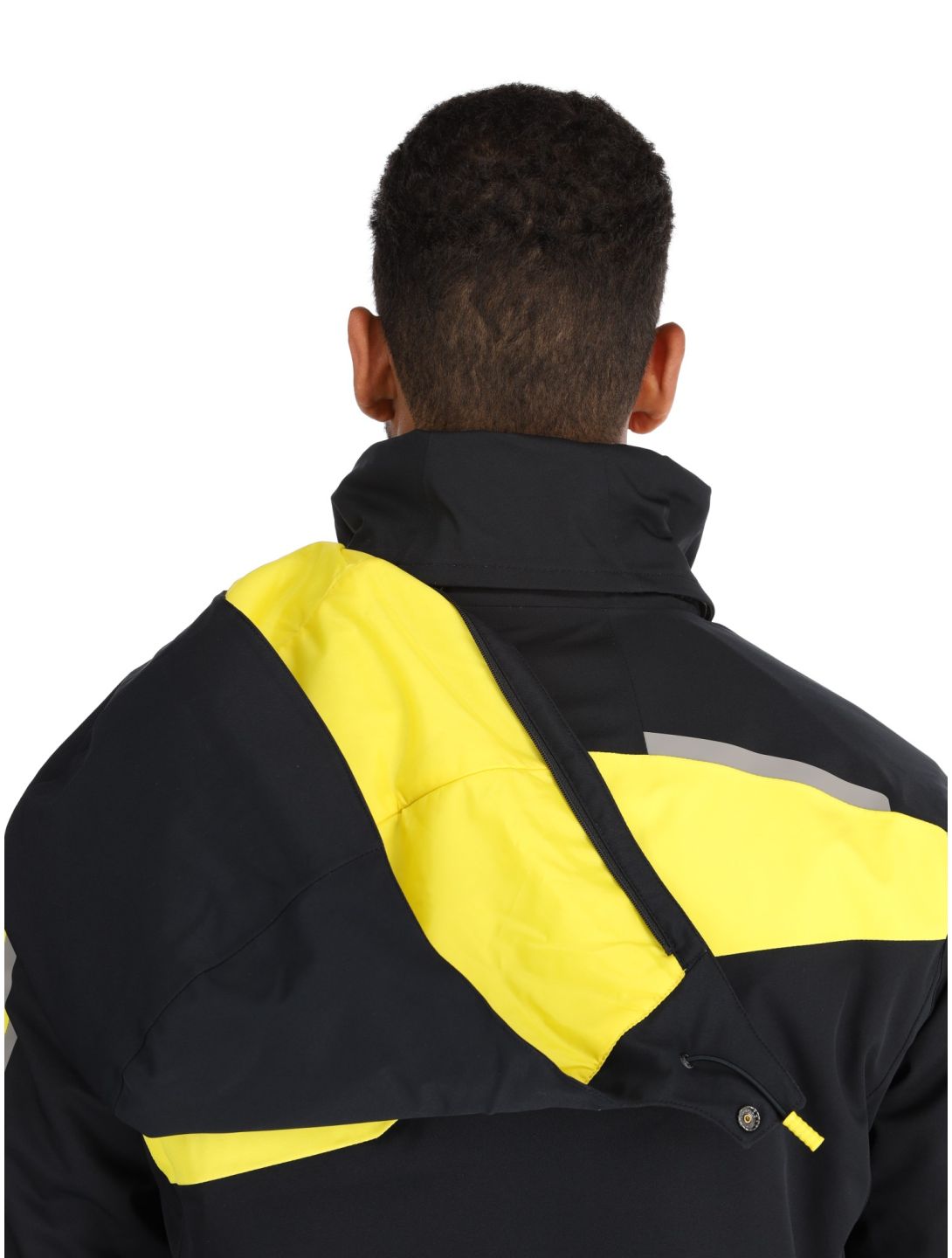 Spyder, Leader veste de ski hommes Acid Yellow jaune, noir 