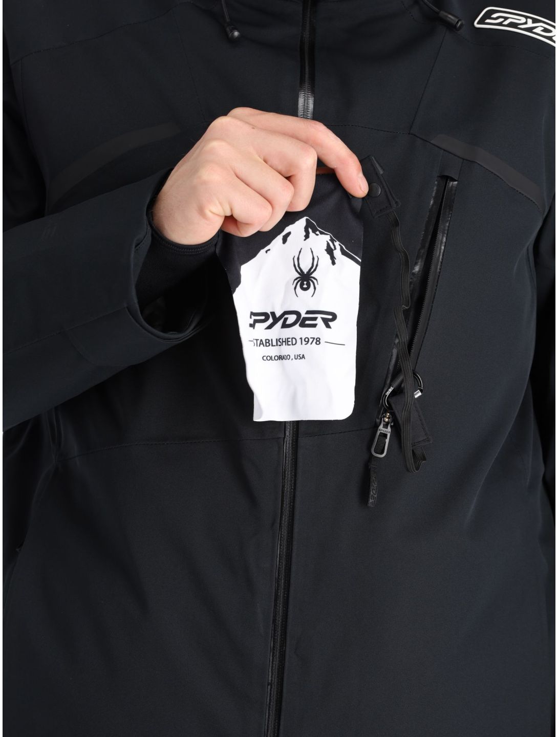 Spyder, Leader veste de ski hommes Black noir 