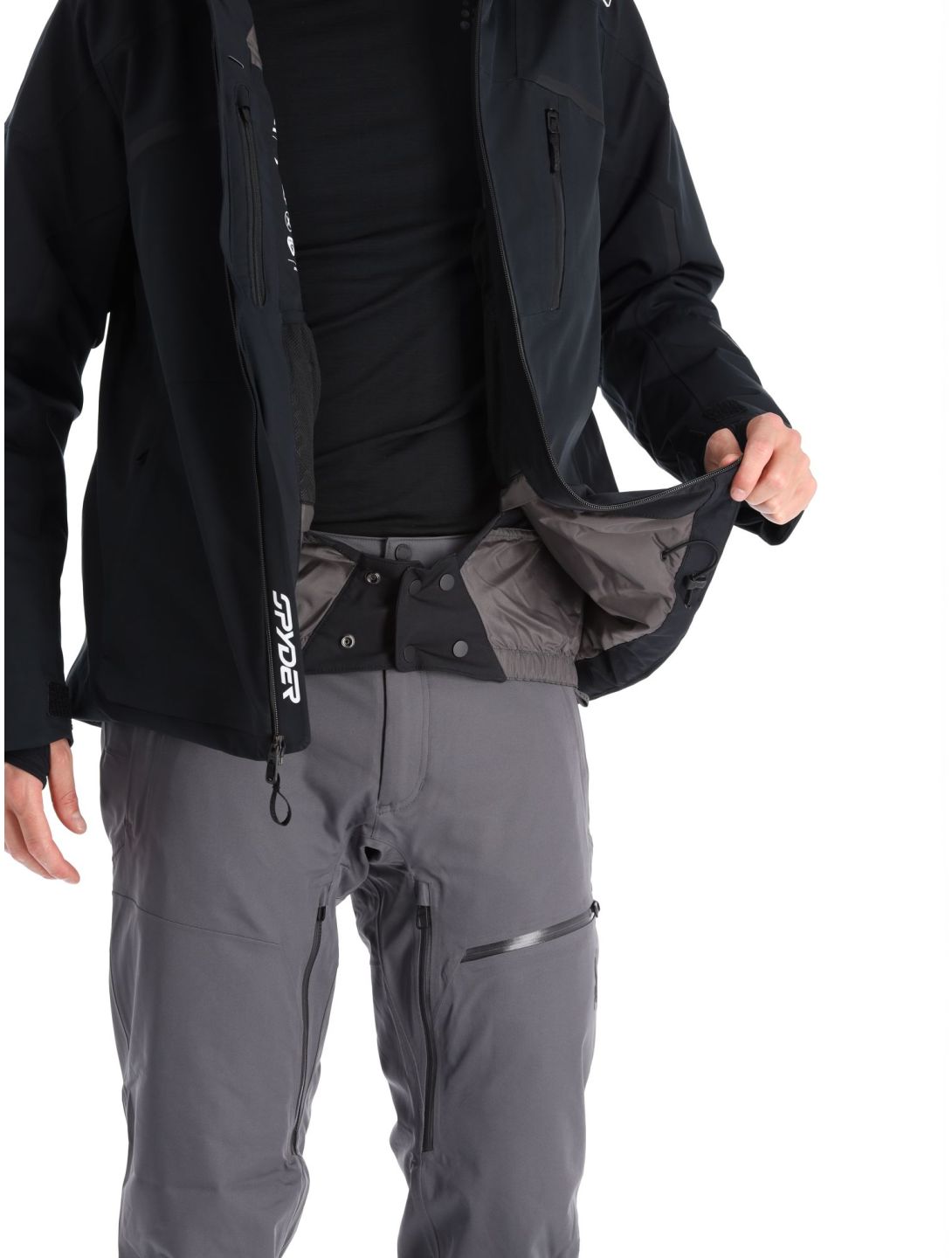 Spyder, Leader veste de ski hommes Black noir 