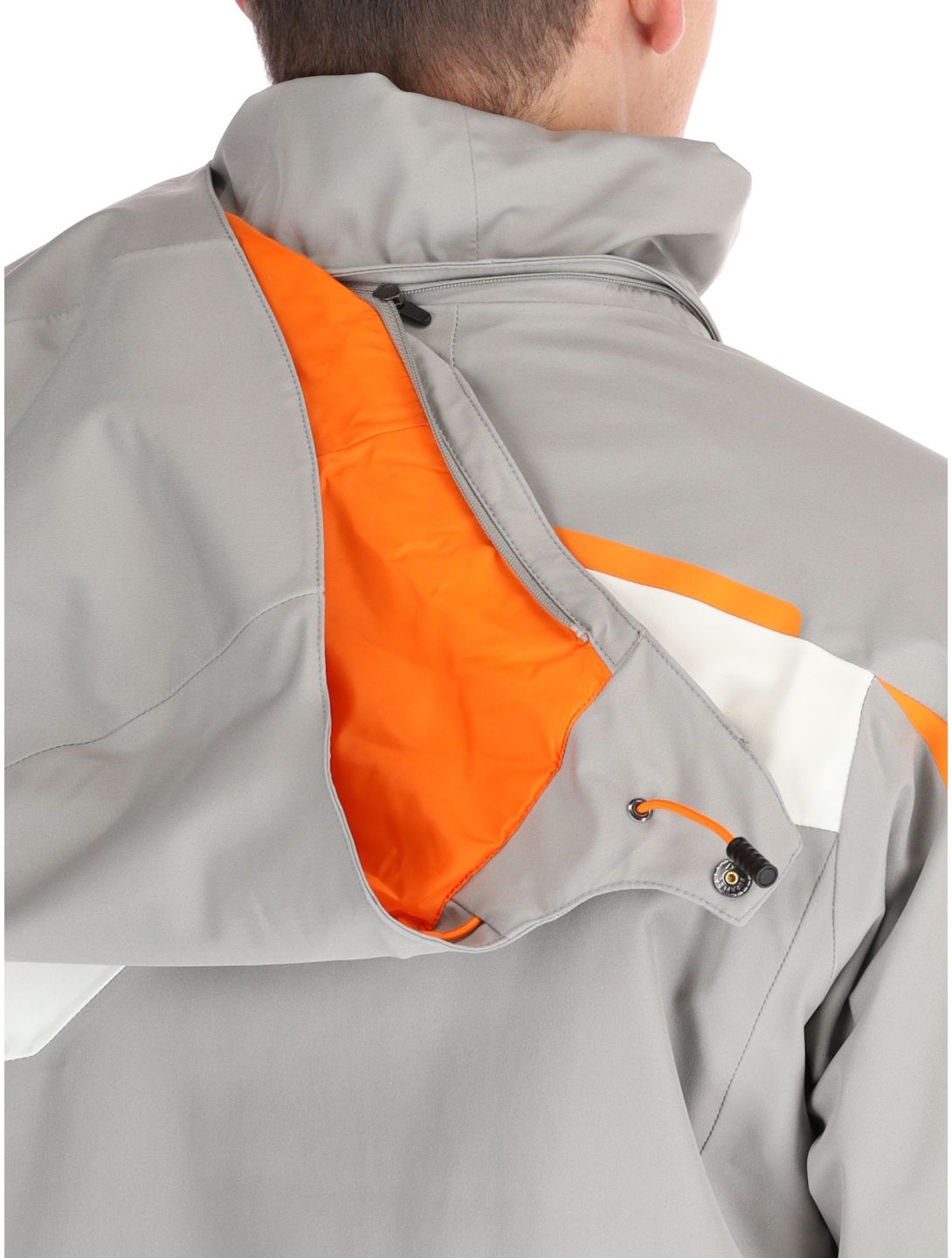 Spyder, Leader veste de ski hommes Concrete blanc, gris 