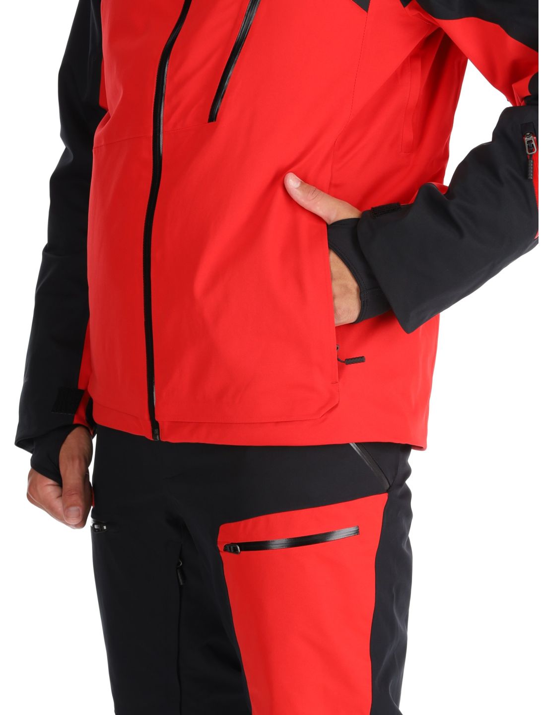 Spyder, Leader veste de ski hommes Spyder Red noir, rouge 