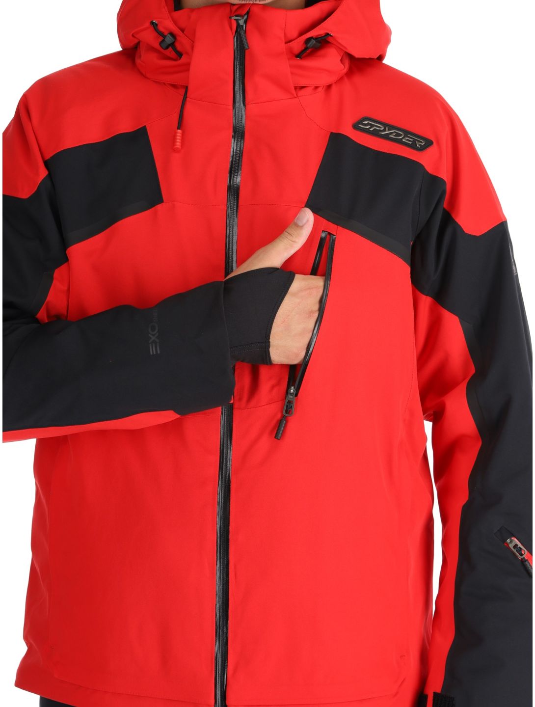 Spyder, Leader veste de ski hommes Spyder Red noir, rouge 