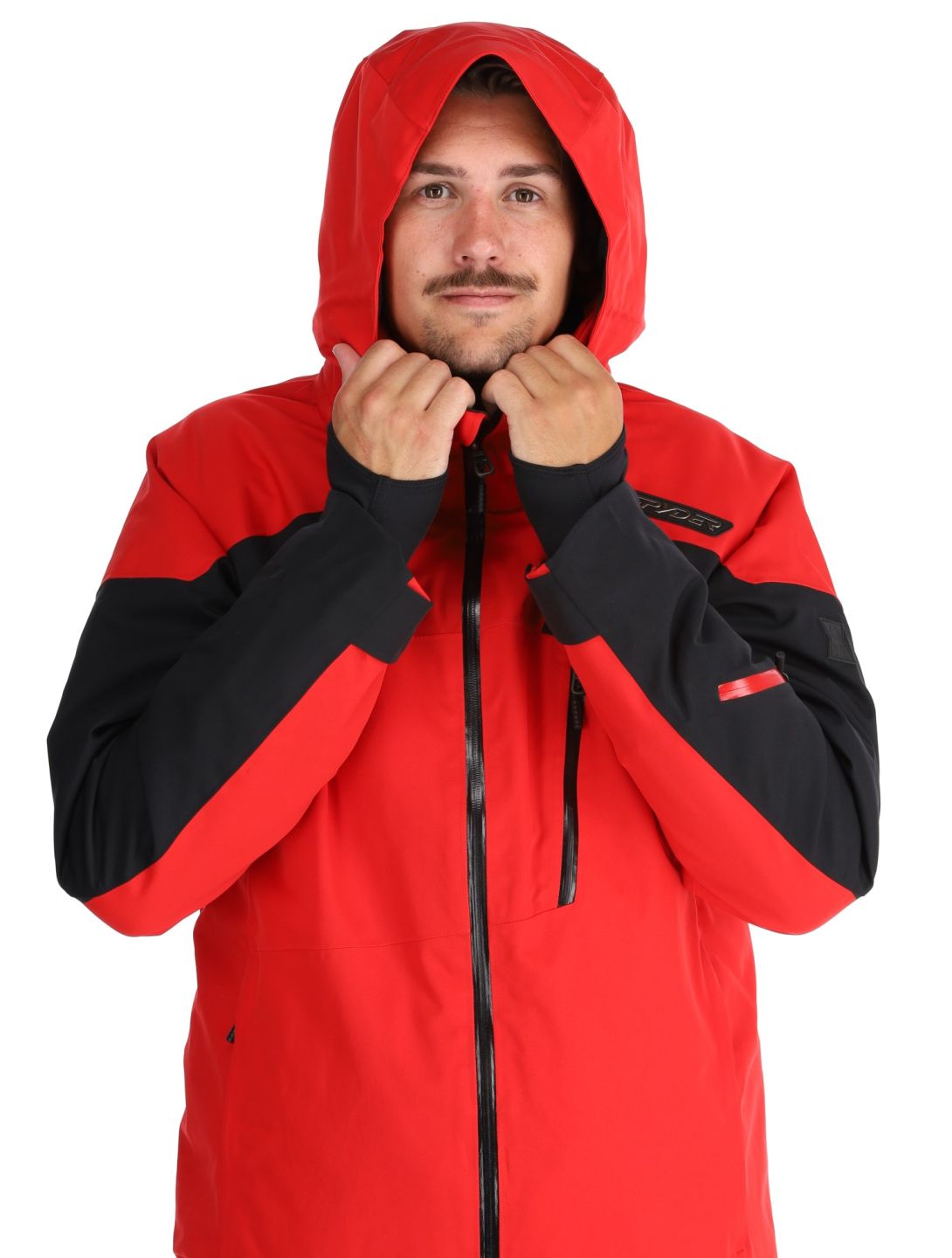 Spyder, Leader veste de ski hommes Spyder Red noir, rouge 