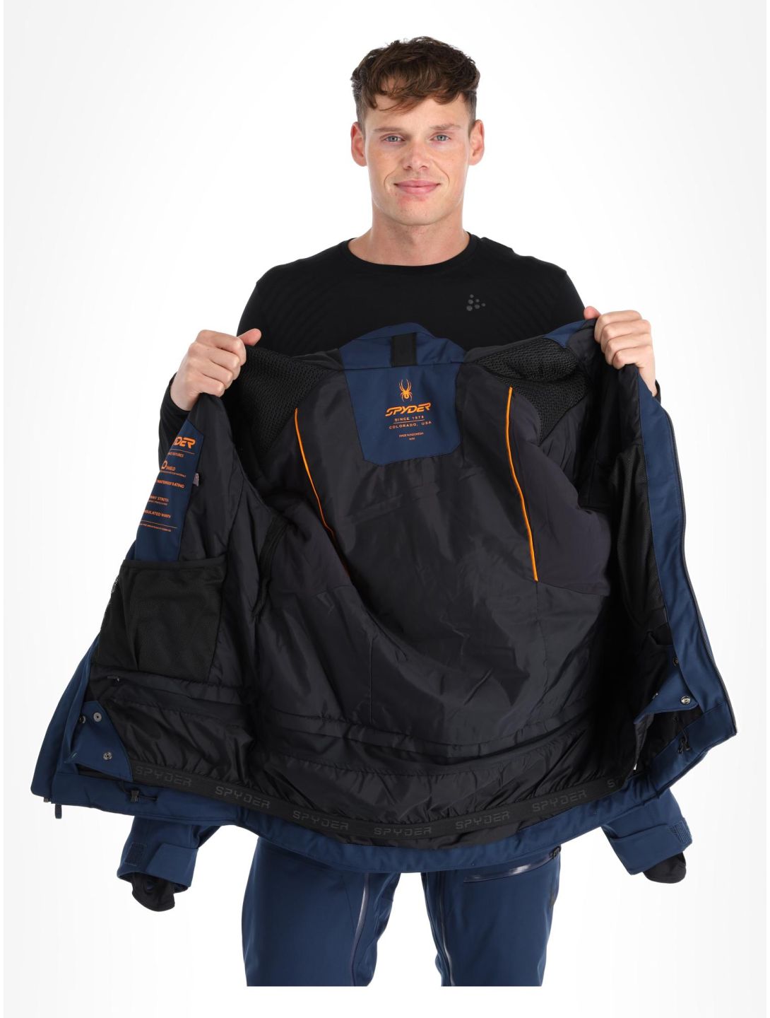 Spyder, Leader veste de ski hommes True Navy bleu 