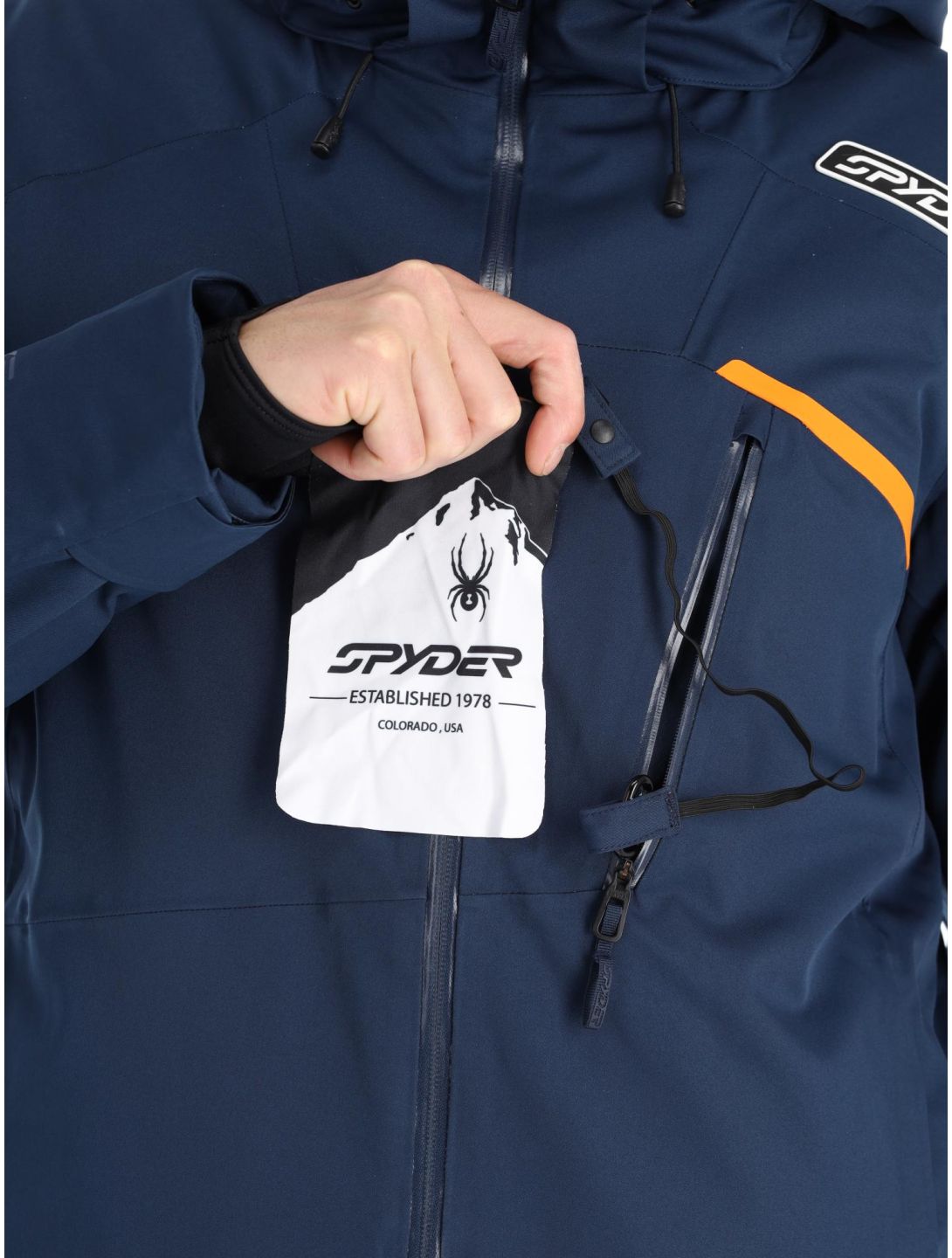 Spyder, Leader veste de ski hommes True Navy bleu 