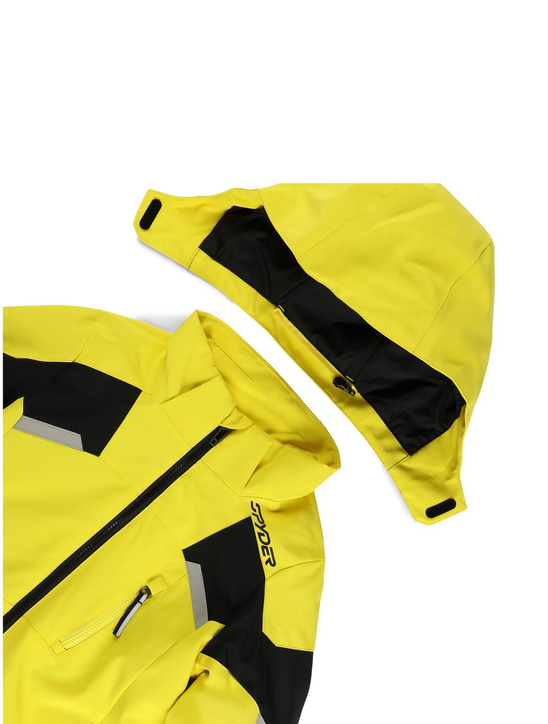 Spyder, Leader veste de ski enfants Acid Yellow jaune 