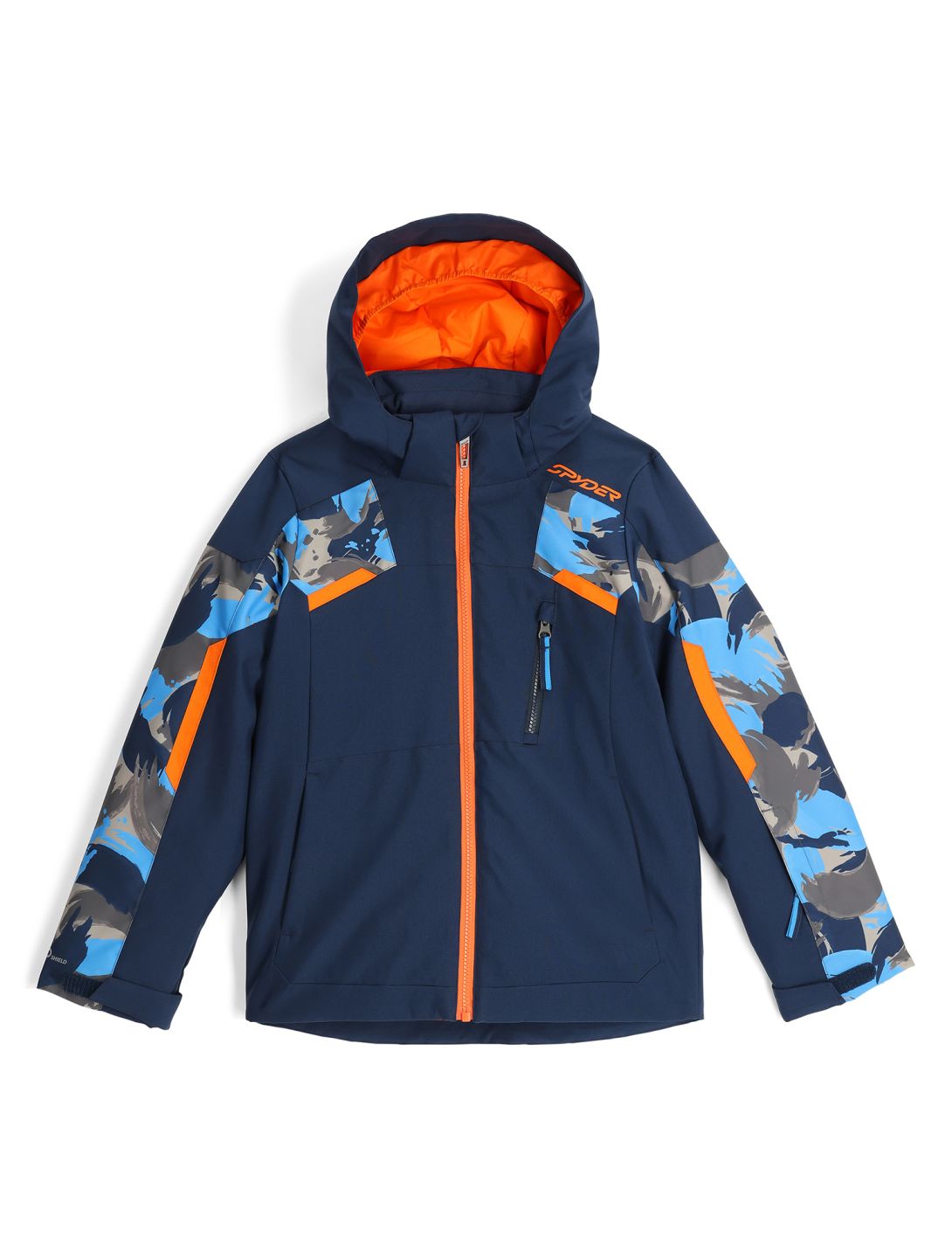 Spyder, Leader veste de ski enfants Camouflage Aether Blue bleu 