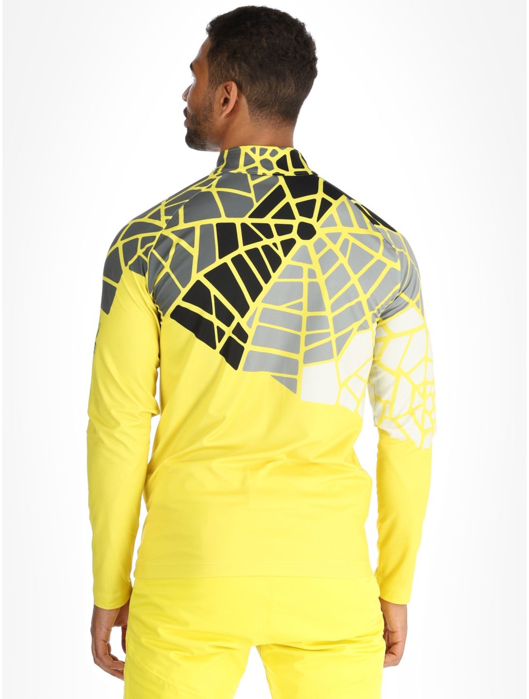 Spyder, Legacy 1/2 Zip pull de ski hommes Acid Yellow jaune 