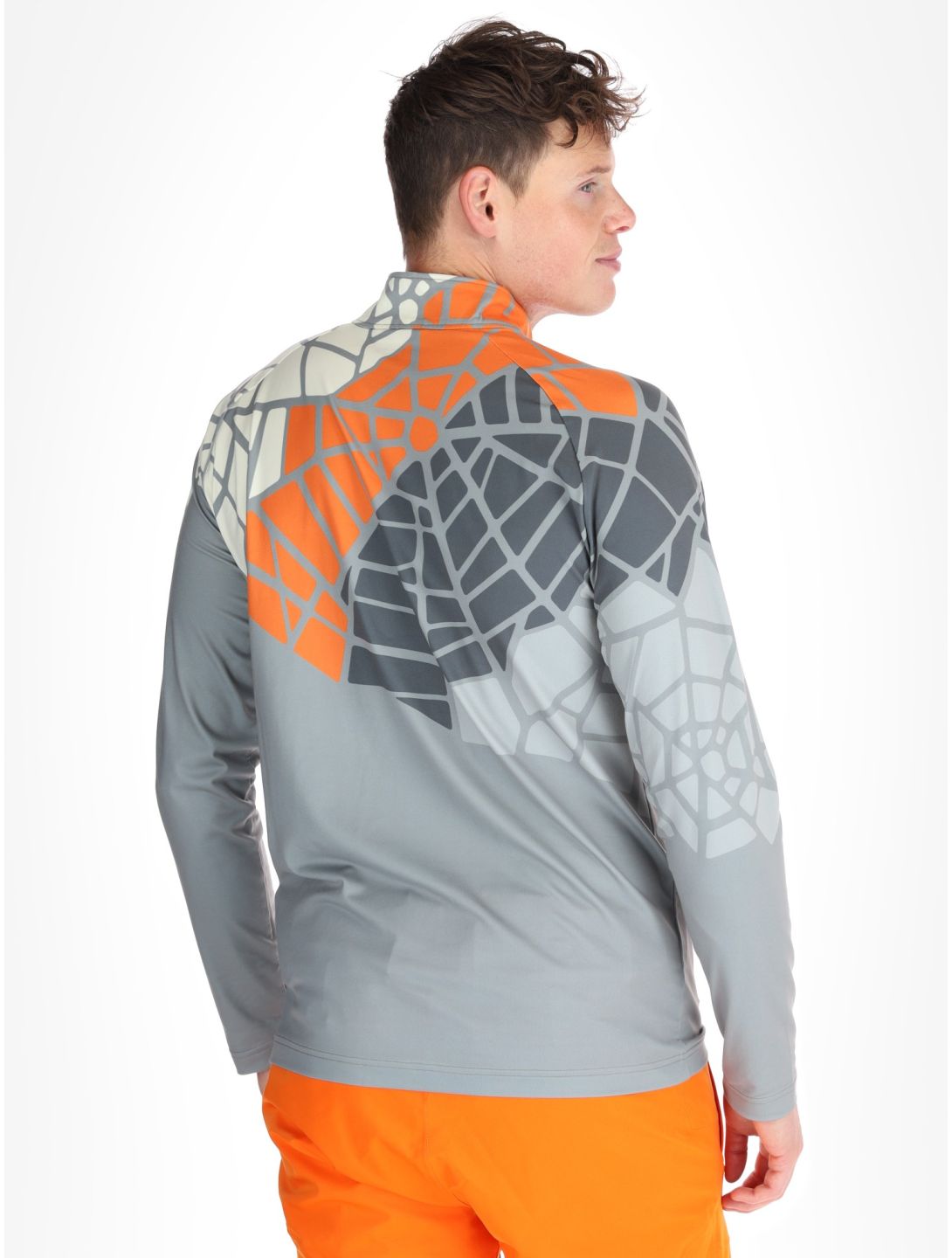 Spyder, Legacy 1/2 Zip pull de ski hommes Concrete gris 