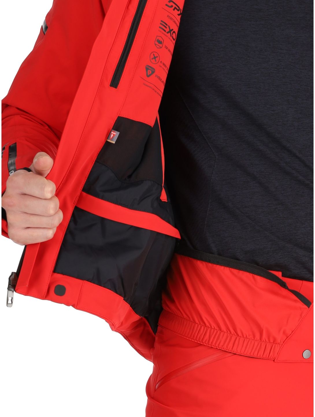 Spyder, Monterosa veste de ski hommes Spyder Red rouge 