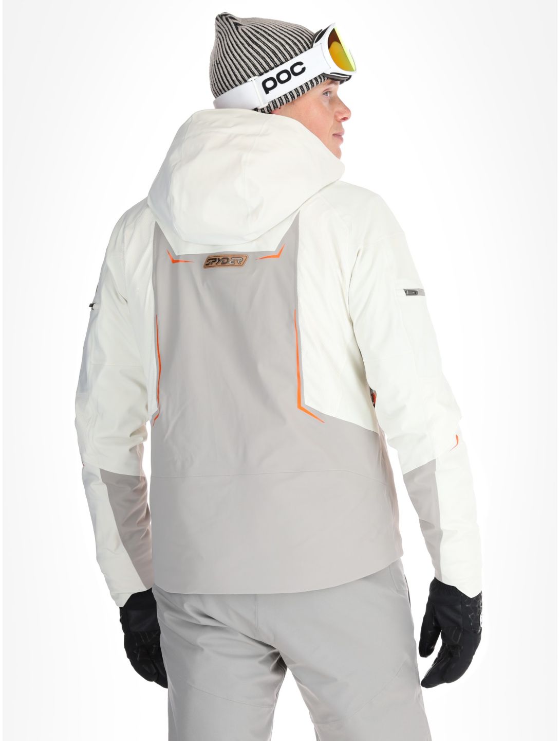 Spyder, Monterosa veste de ski hommes Vanilla Latte beige 