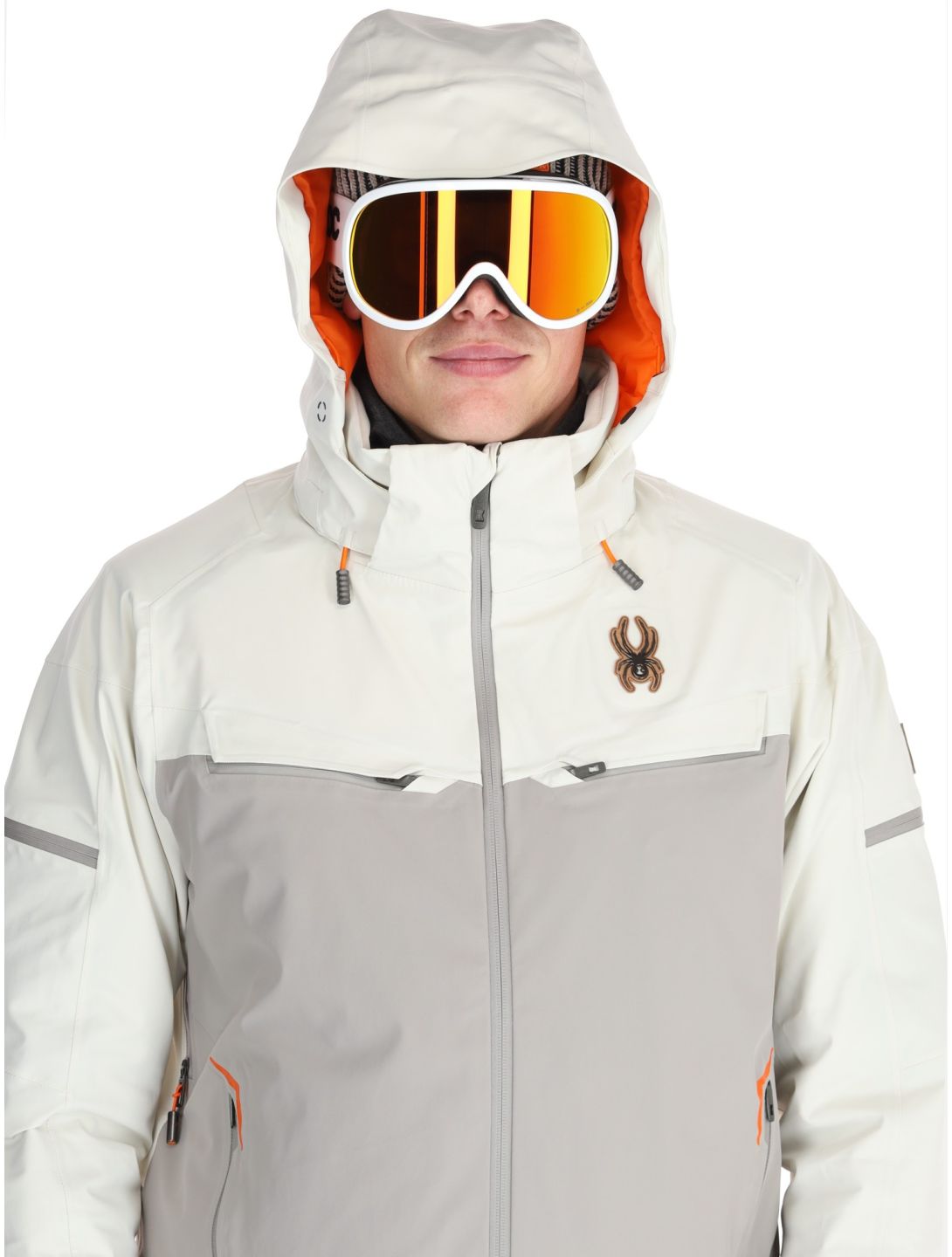 Spyder, Monterosa veste de ski hommes Vanilla Latte beige 