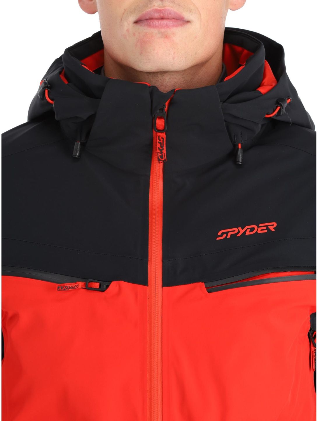 Spyder, Monterosa Gtx veste de ski hommes Volcano noir, rouge 