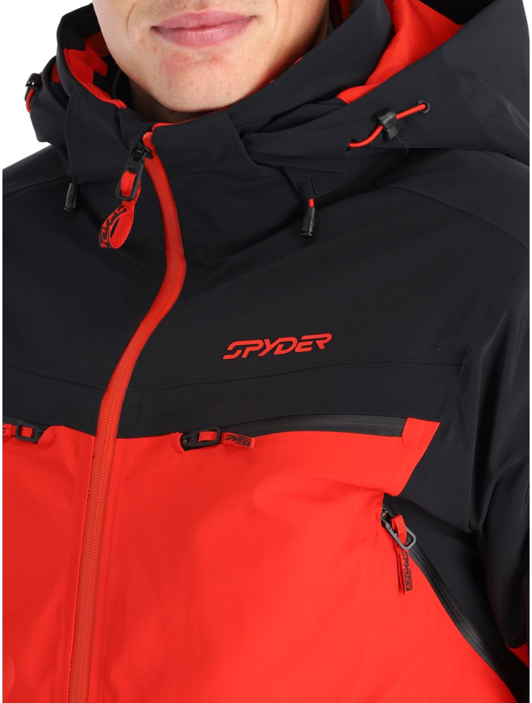 Spyder, Monterosa Gtx veste de ski hommes Volcano noir, rouge 