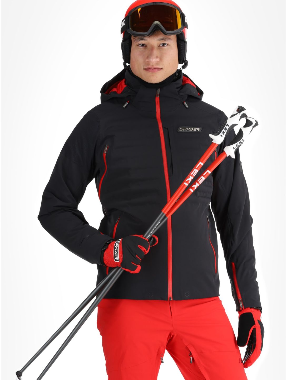 Spyder, Pinnacle veste de ski hommes Black noir 