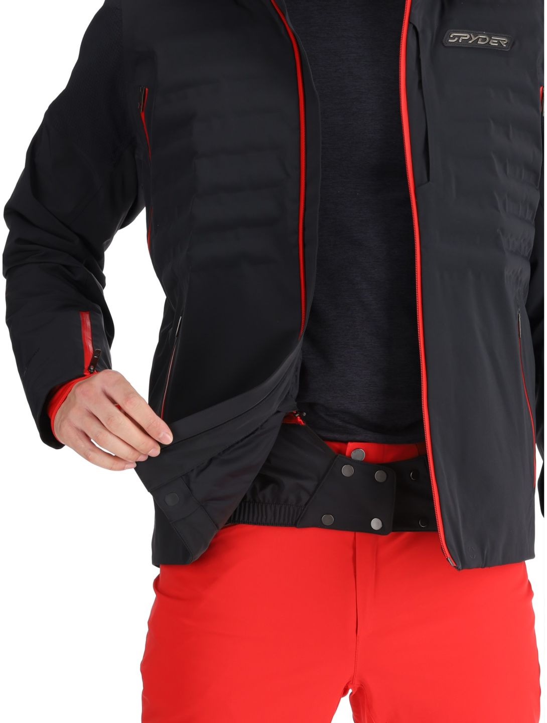 Spyder, Pinnacle veste de ski hommes Black noir 