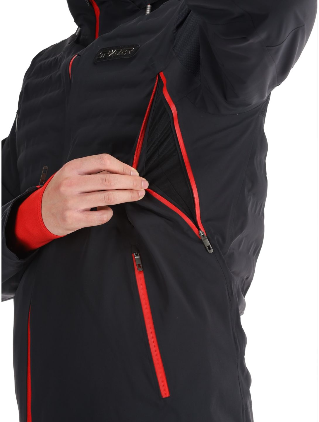 Spyder, Pinnacle veste de ski hommes Black noir 