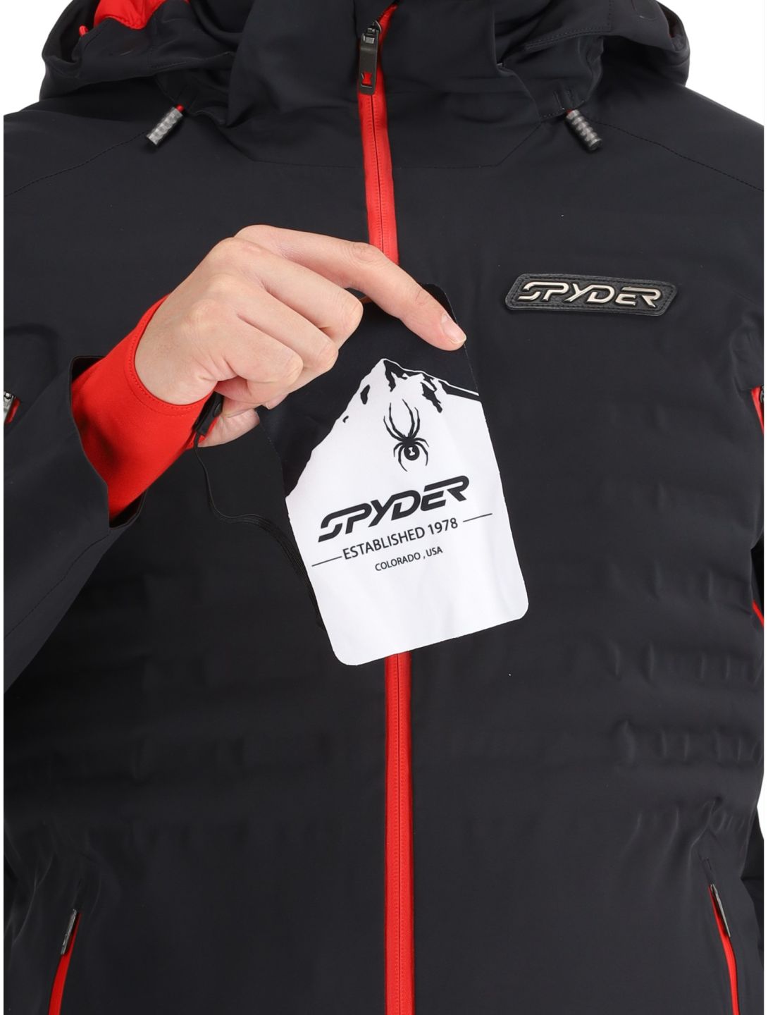 Spyder, Pinnacle veste de ski hommes Black noir 