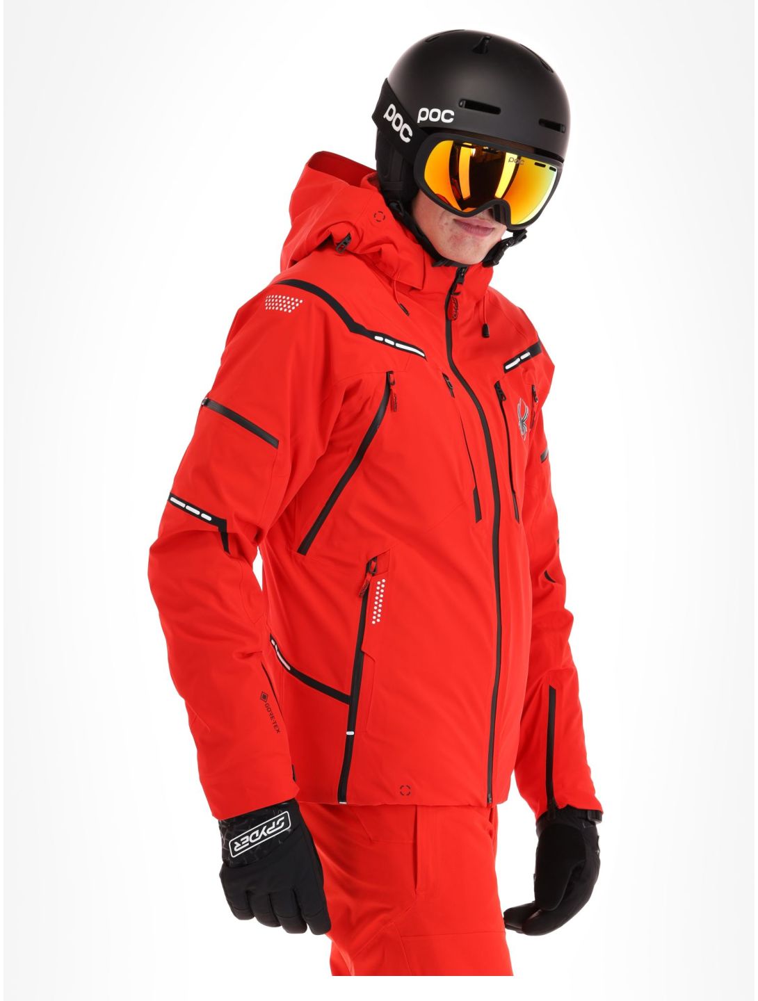 Veste de ski Pinnacle Spyder - Noir blanc rouge SPYDER - Sports