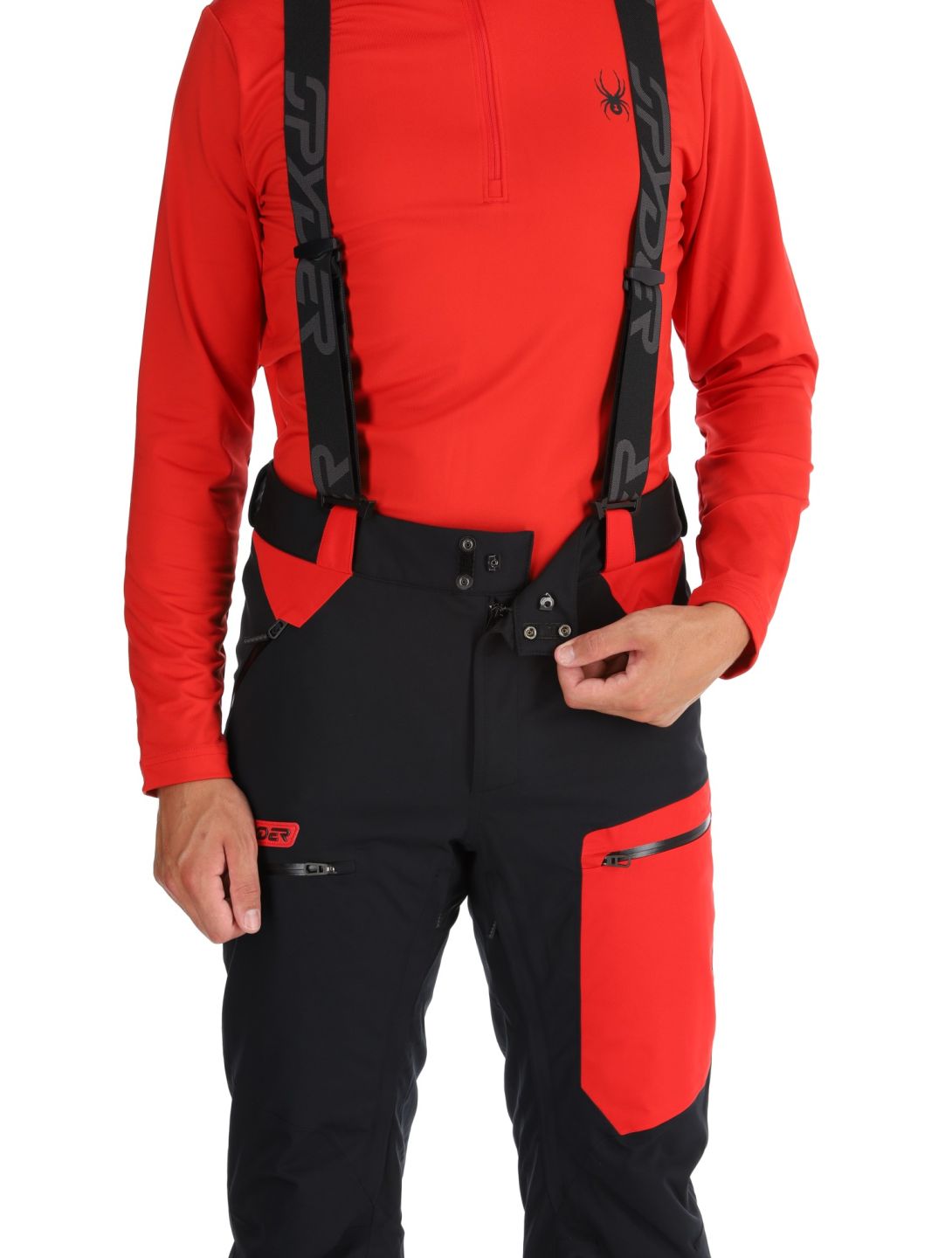 Spyder, Propulsion pantalon de ski hommes Black noir 