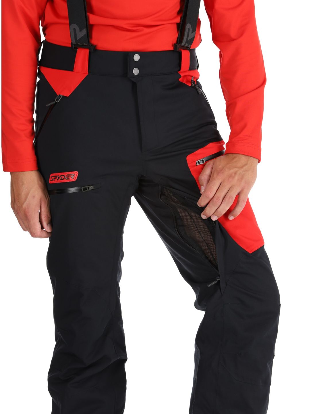 Spyder, Propulsion pantalon de ski hommes Black noir 