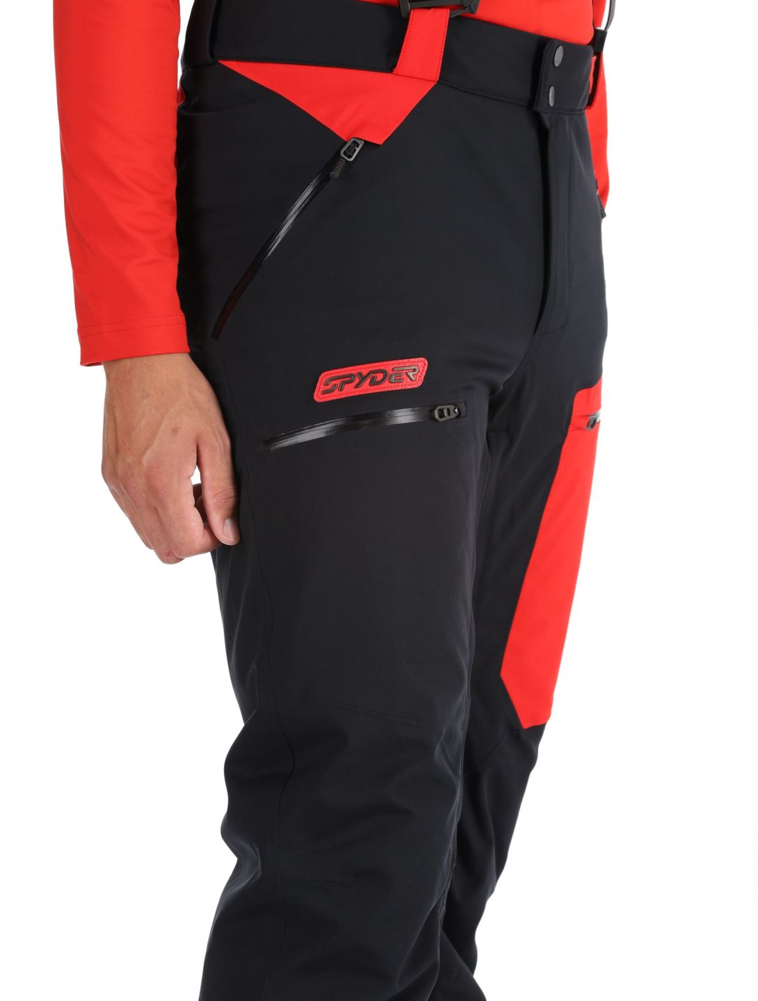 Spyder, Propulsion pantalon de ski hommes Black noir 