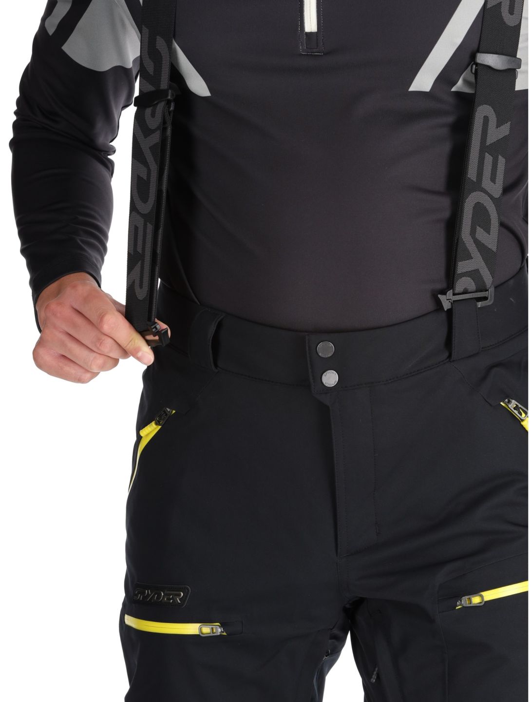 Spyder, Propulsion pantalon de ski hommes Black noir 