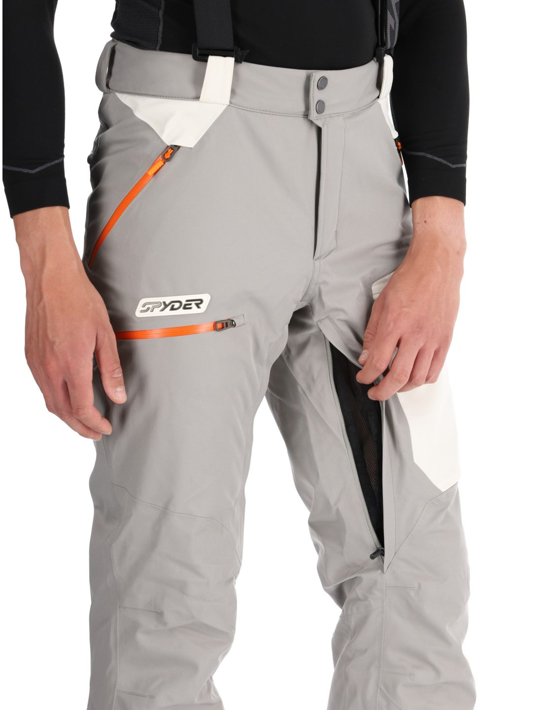 Spyder, Propulsion pantalon de ski hommes Concrete gris 