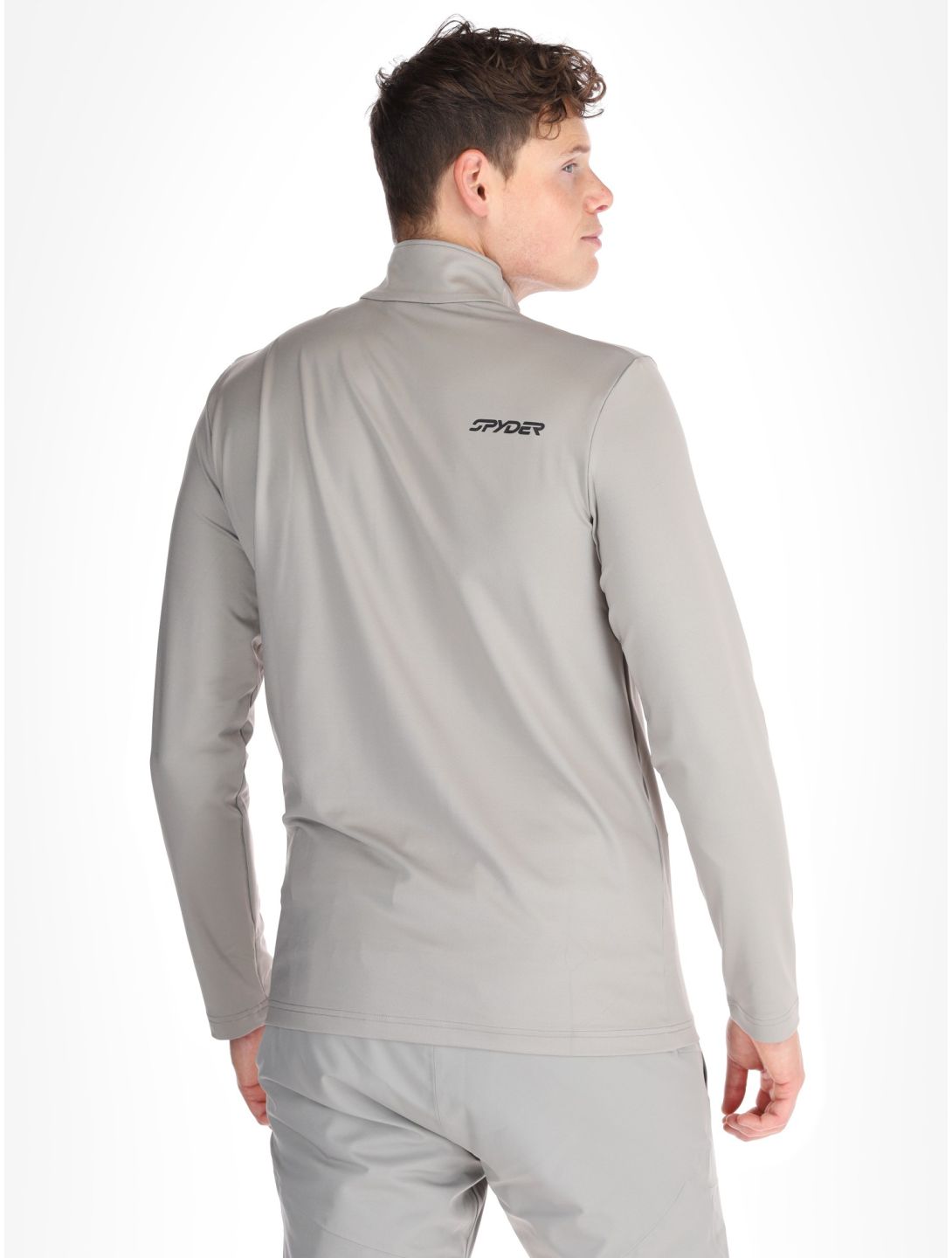 Spyder, Prospect 1/2 Zip pull de ski hommes Concrete gris 