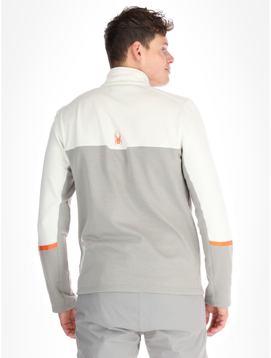 Spyder, Speed Fleece 1/2 Zip pull de ski hommes Concrete gris 