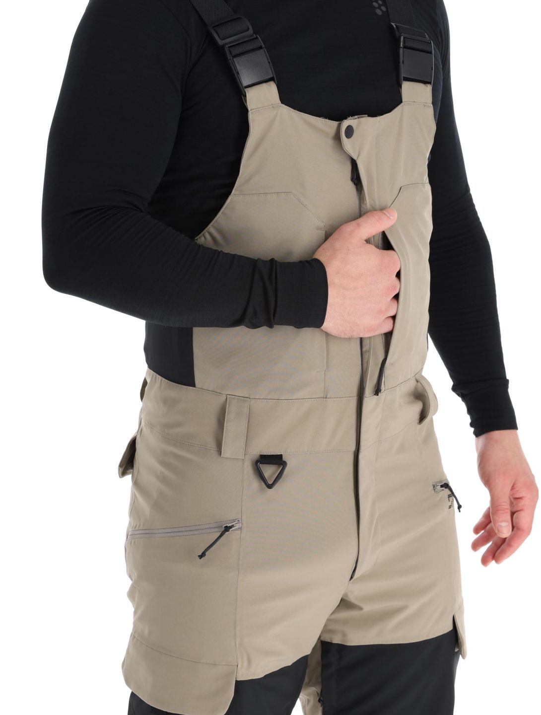 Spyder, Terrain Bib pantalon de ski hommes Desert Taupe brun 