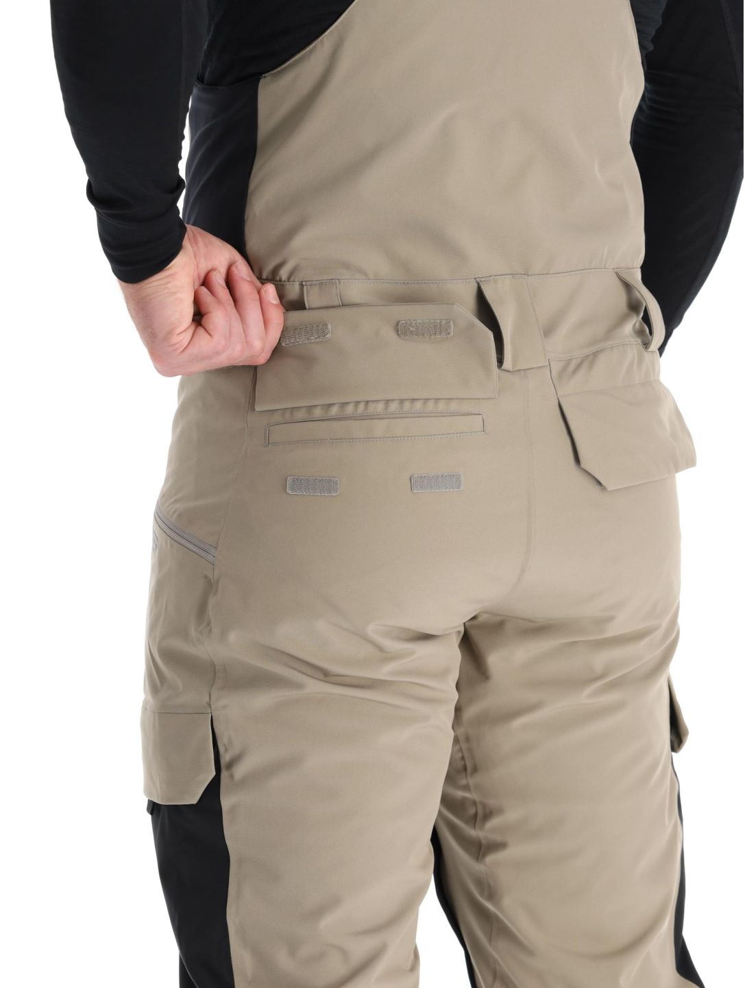 Spyder, Terrain Bib pantalon de ski hommes Desert Taupe brun 