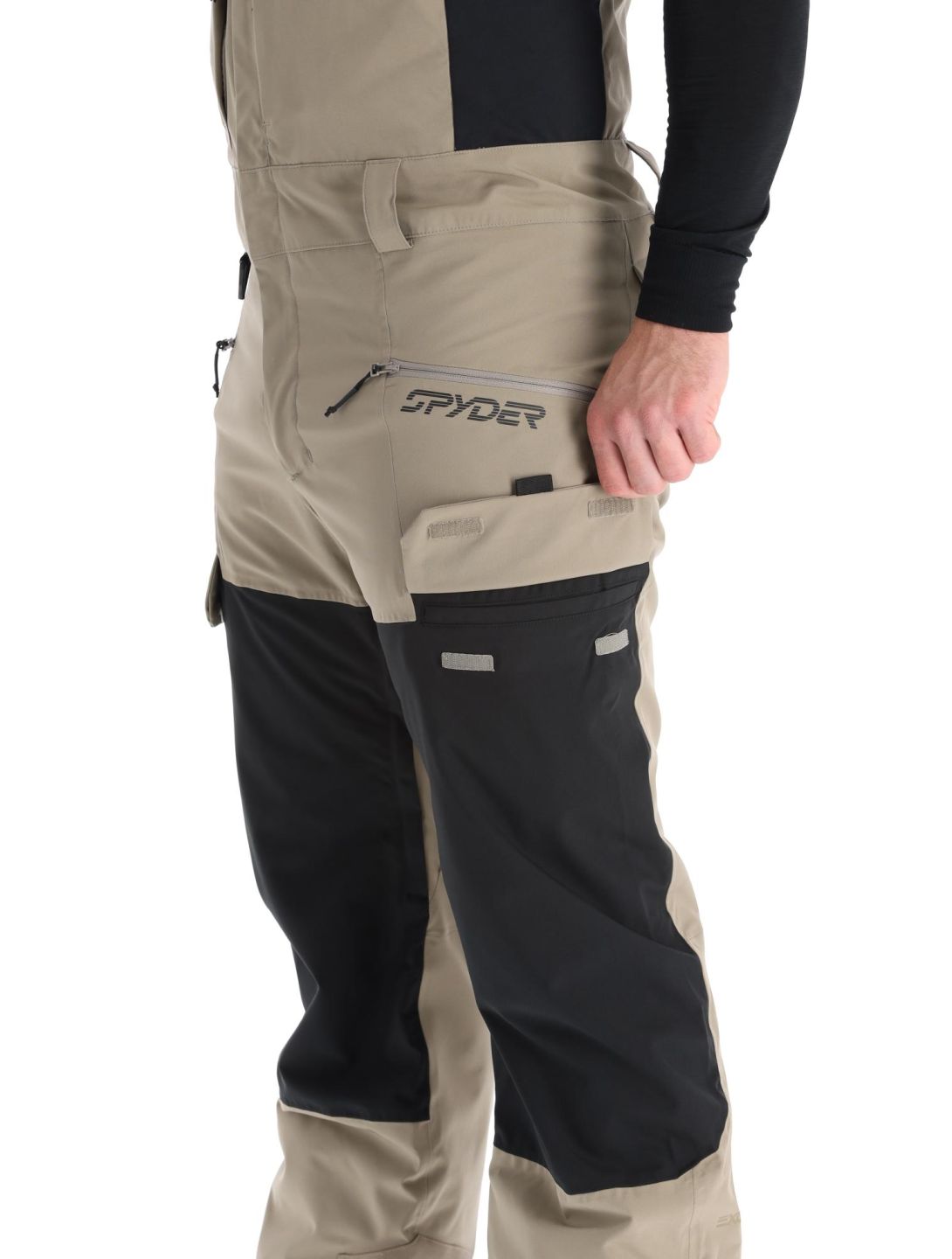 Spyder, Terrain Bib pantalon de ski hommes Desert Taupe brun 