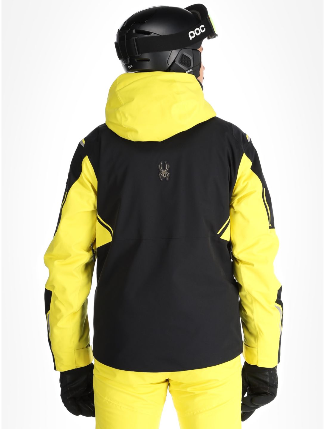 Spyder, Titan veste de ski hommes Acid Yellow jaune, noir 