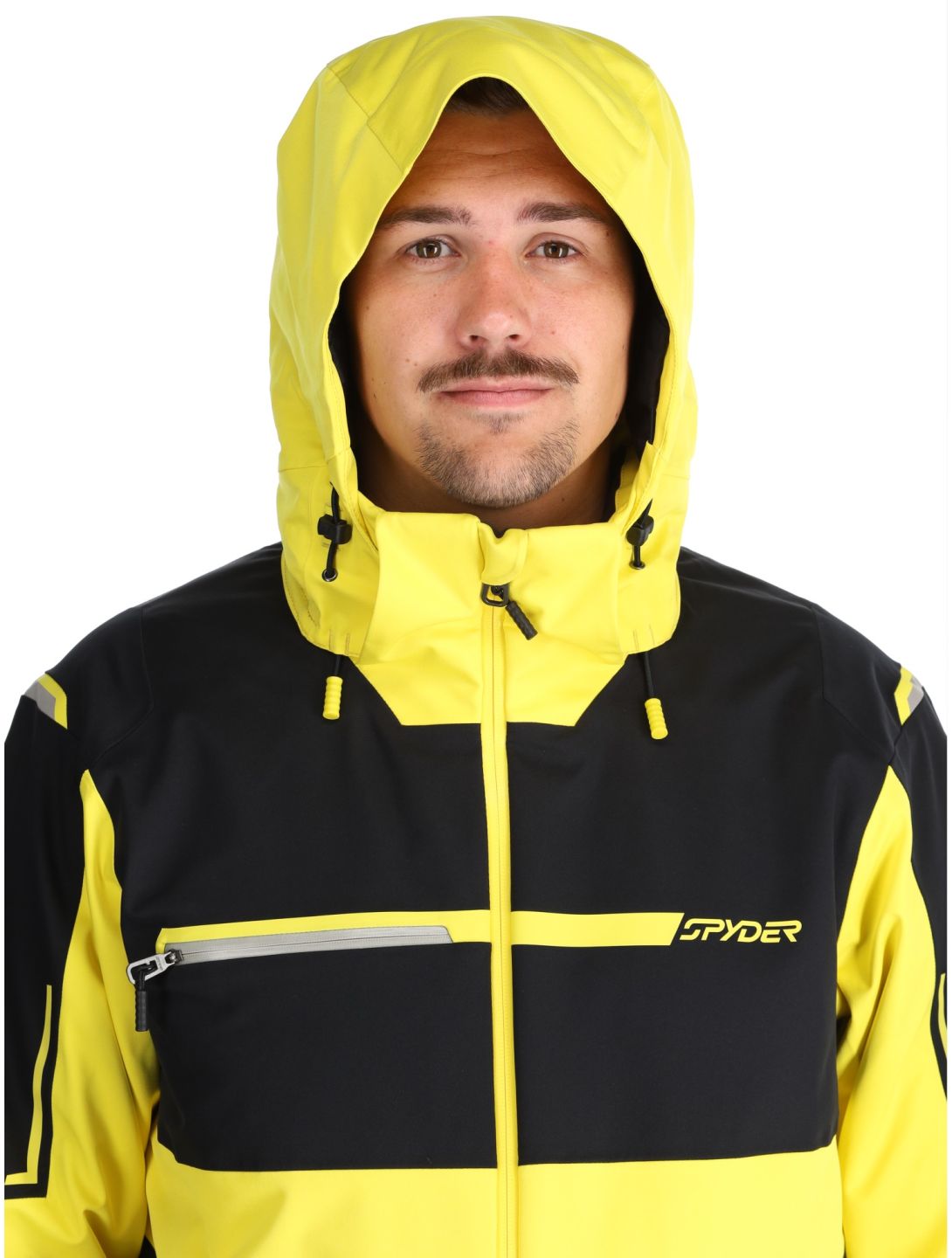 Spyder, Titan veste de ski hommes Acid Yellow jaune, noir 