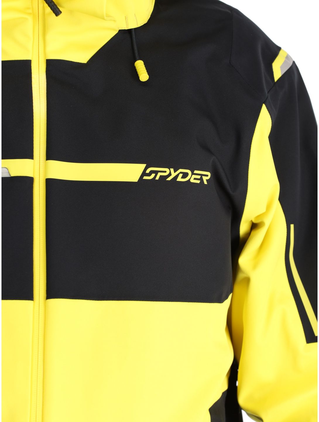 Spyder, Titan veste de ski hommes Acid Yellow jaune, noir 