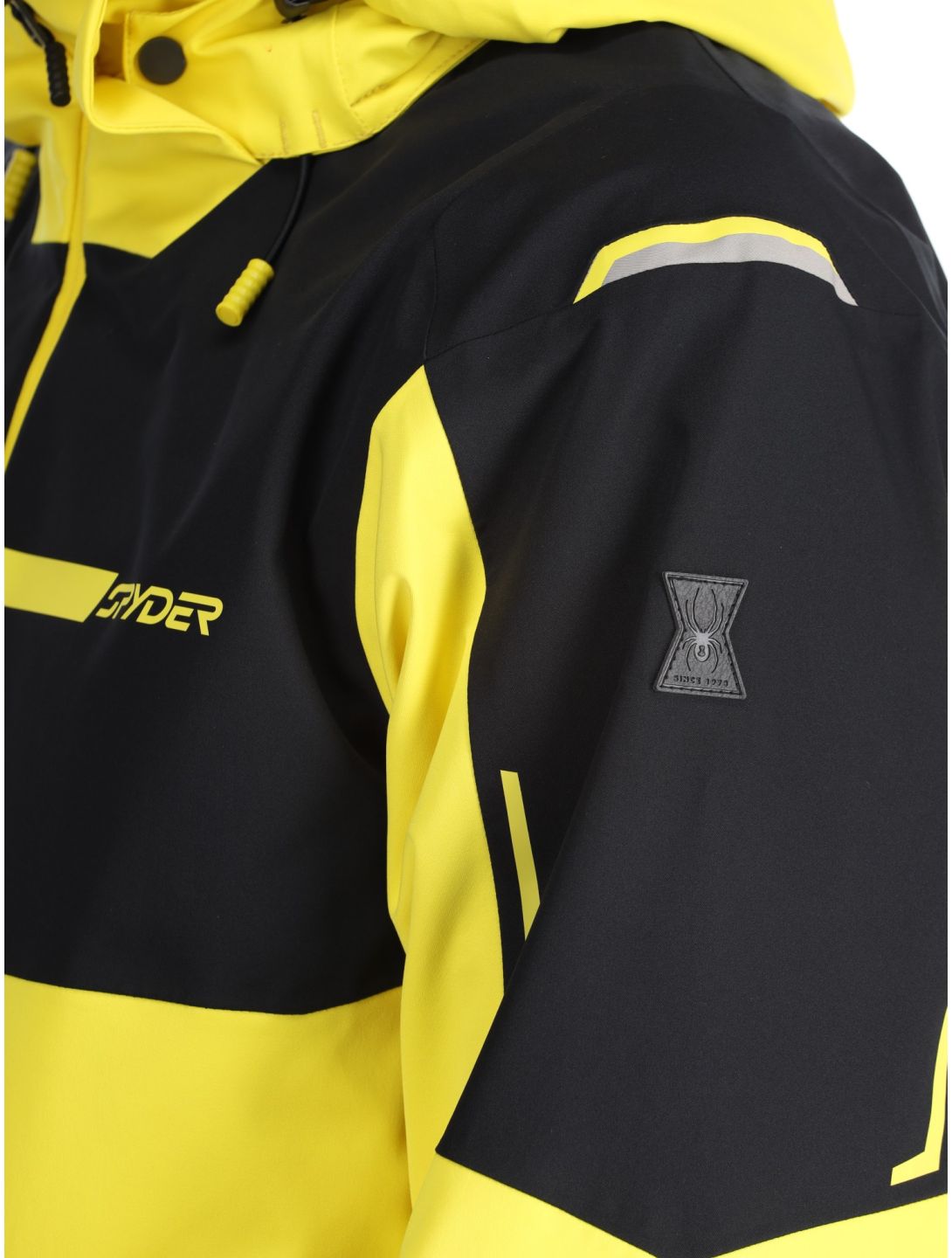 Spyder, Titan veste de ski hommes Acid Yellow jaune, noir 