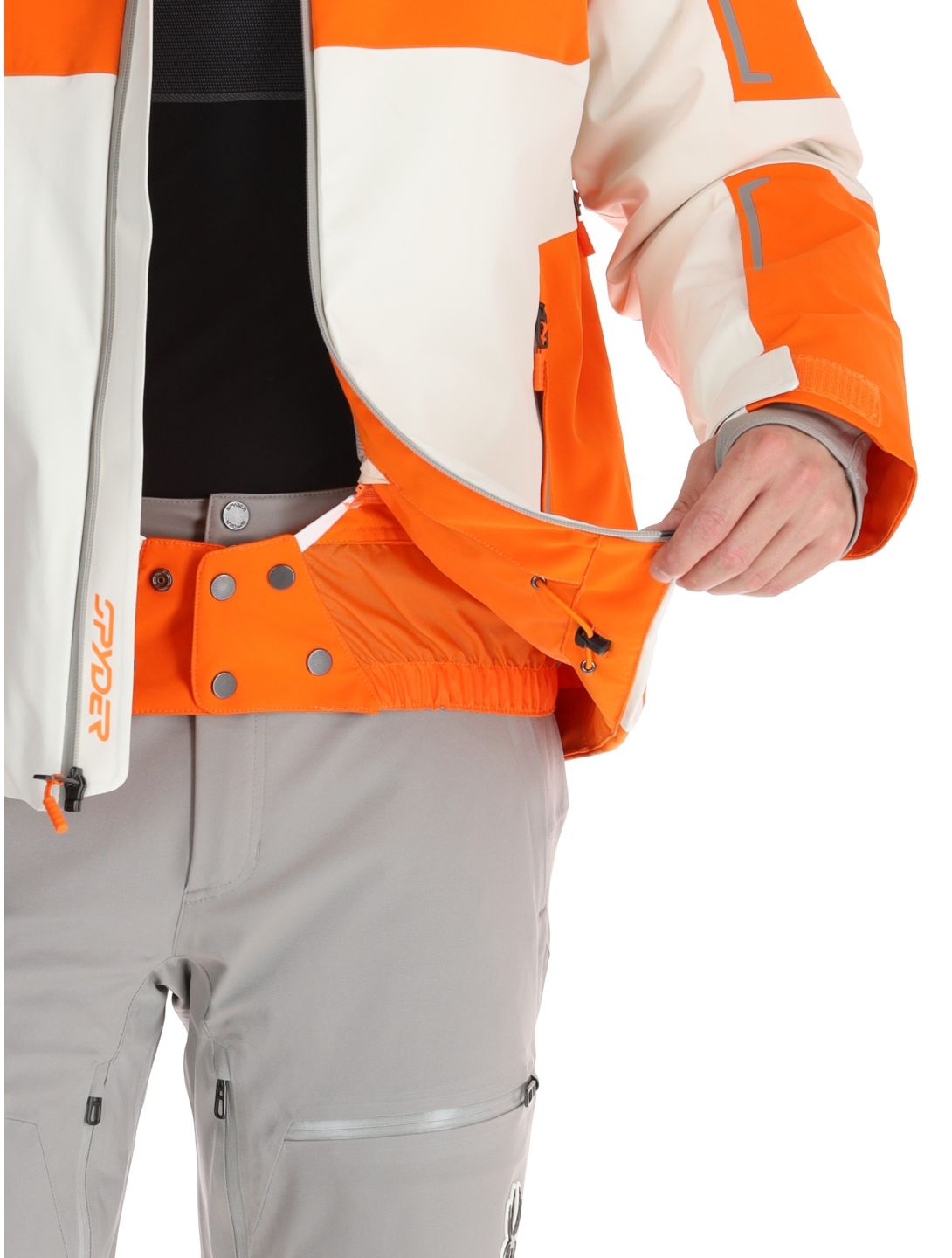 Spyder, Titan veste de ski hommes Orange Shock beige, orange 