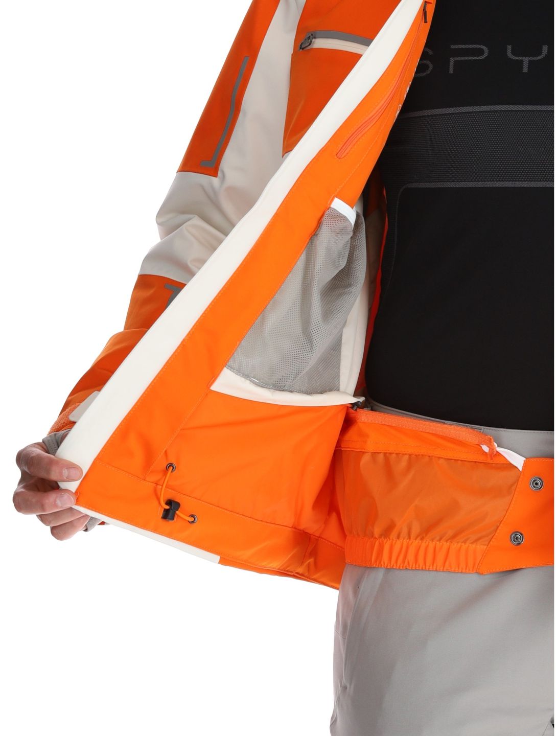 Spyder, Titan veste de ski hommes Orange Shock beige, orange 