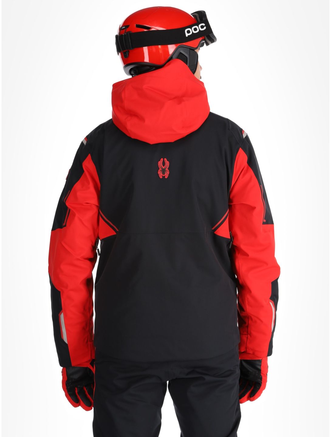 Spyder, Titan veste de ski hommes Spyder Red noir, rouge 