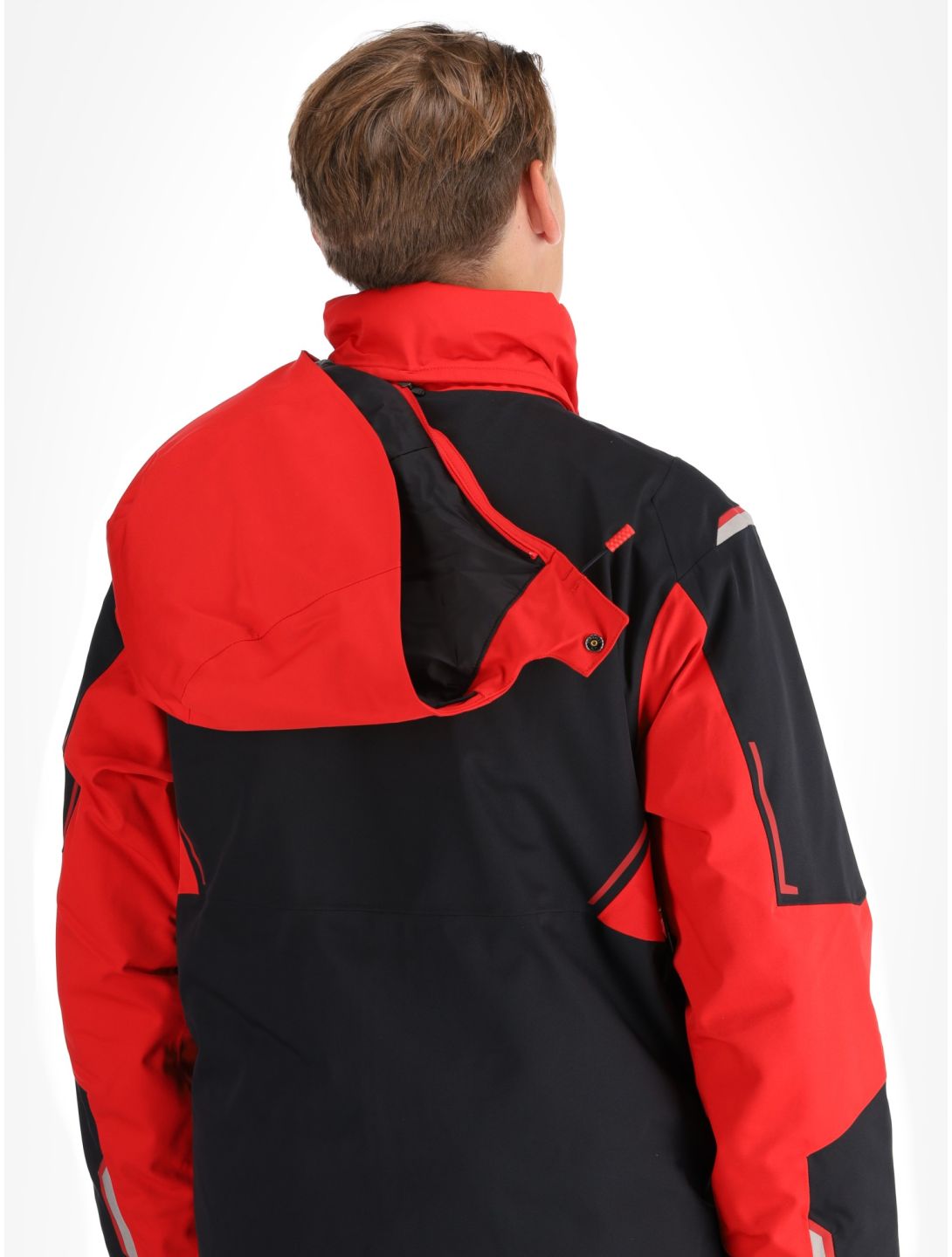 Spyder, Titan veste de ski hommes Spyder Red noir, rouge 