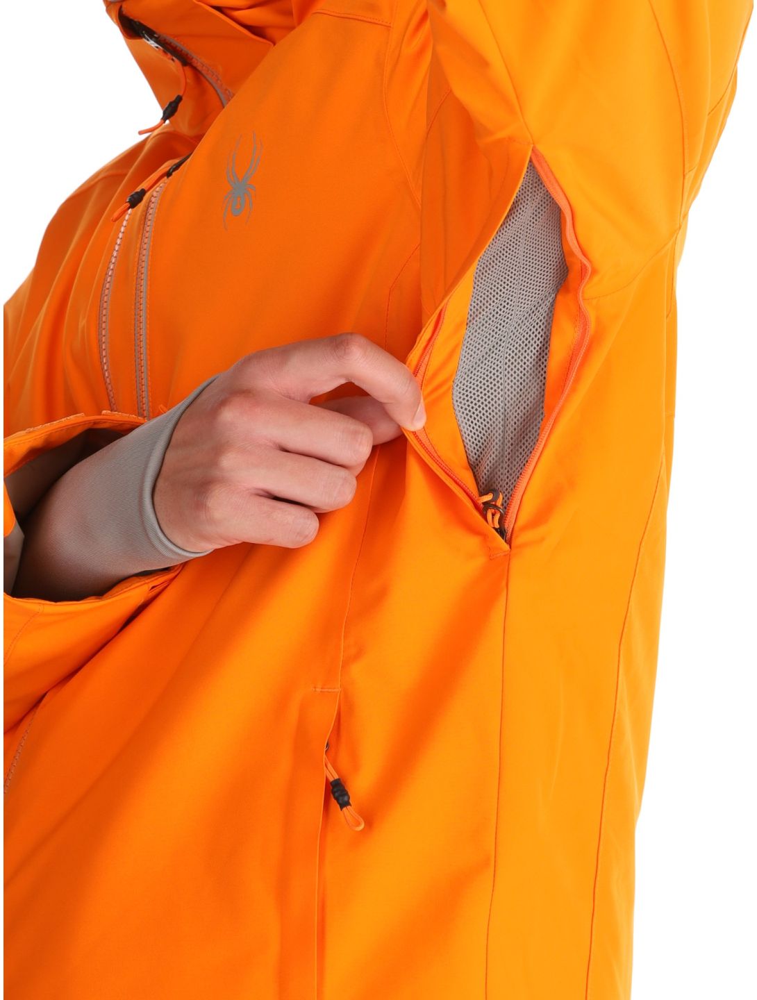 Spyder, Tripoint veste de ski hommes Orange Shock noir 