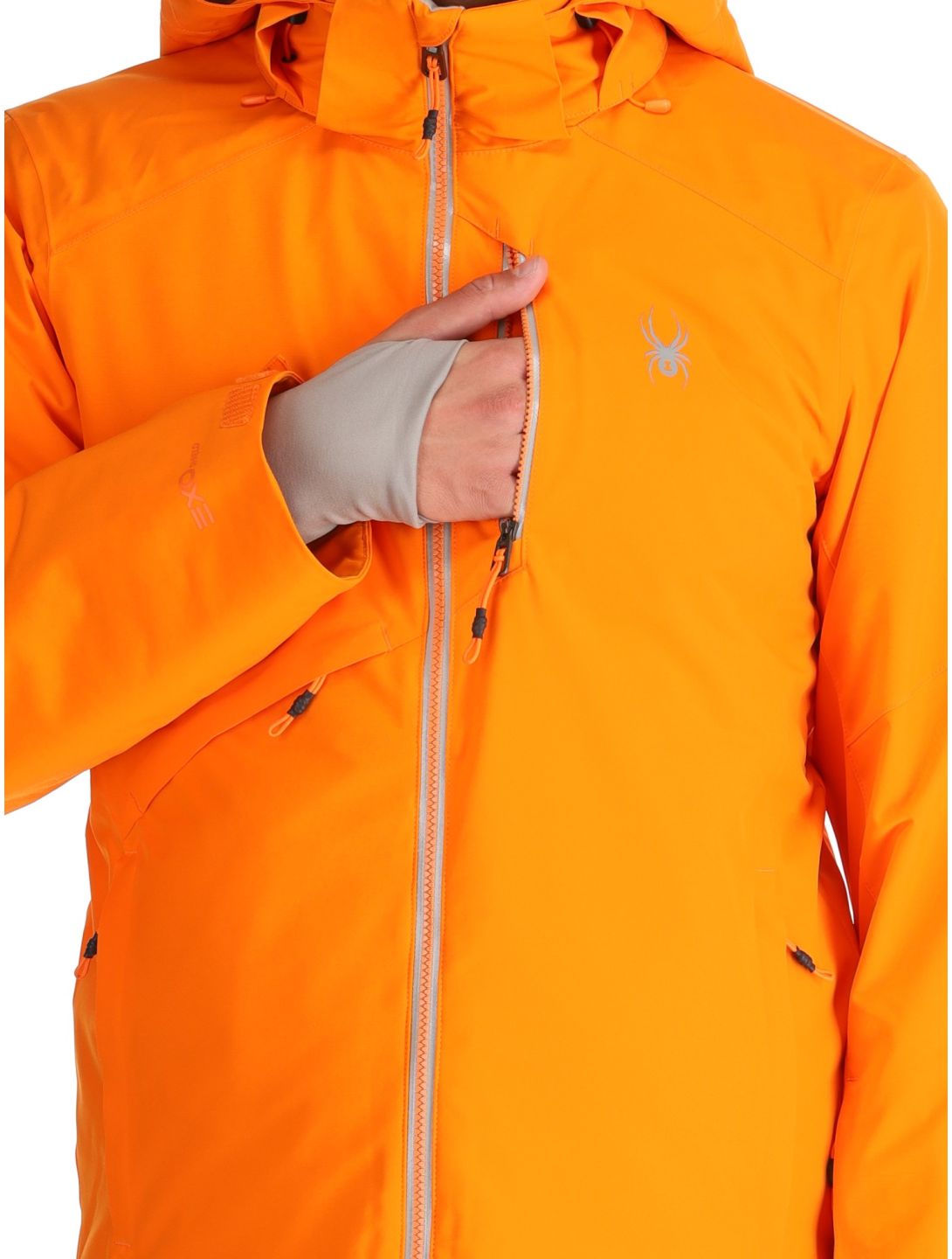 Spyder, Tripoint veste de ski hommes Orange Shock noir 