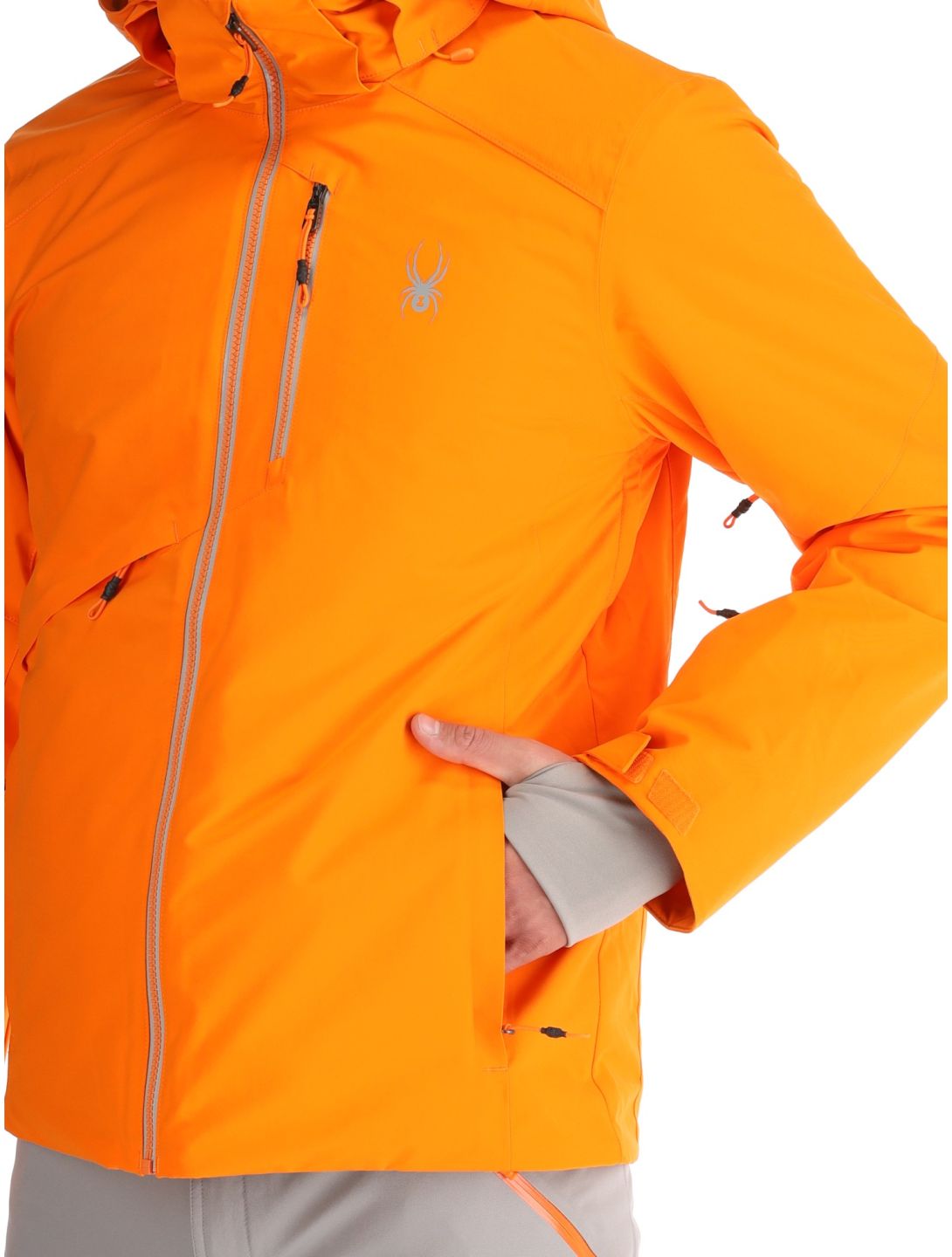 Spyder, Tripoint veste de ski hommes Orange Shock noir 