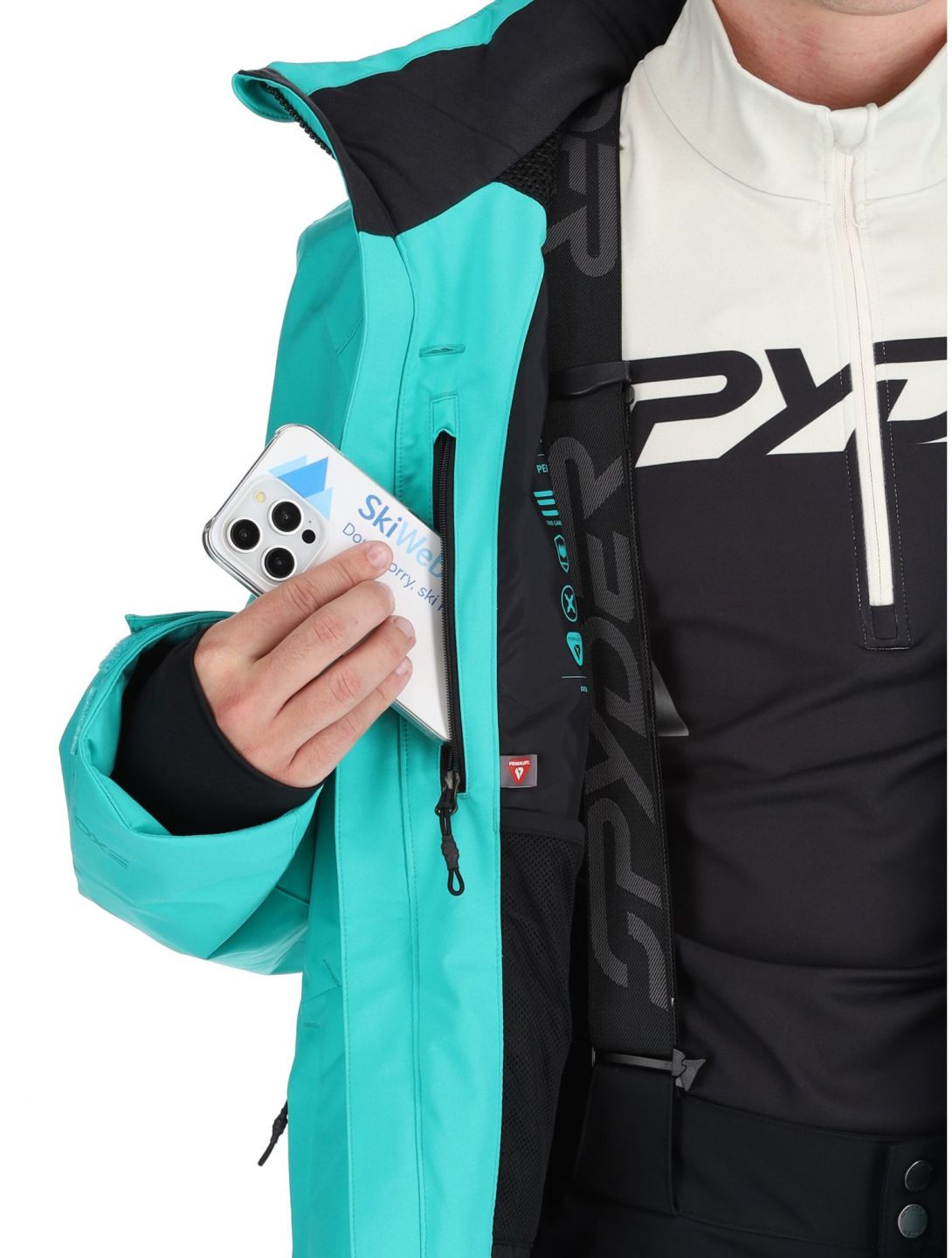 Spyder, Tripoint veste de ski hommes Teal Green vert 