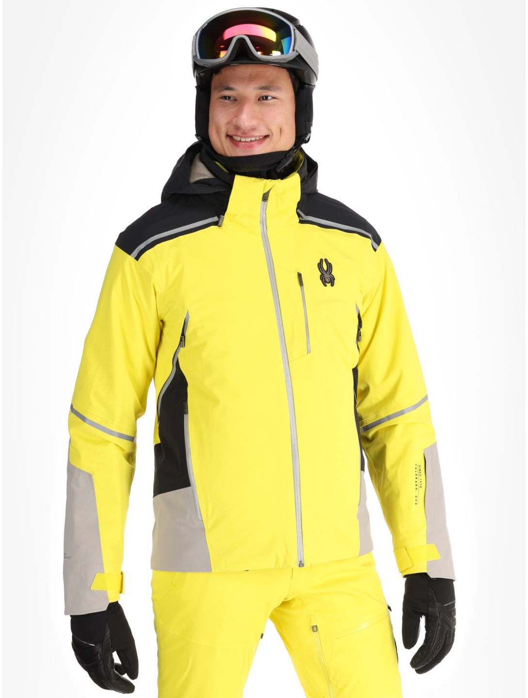 Spyder, Vanqysh veste de ski hommes Acid Yellow jaune 