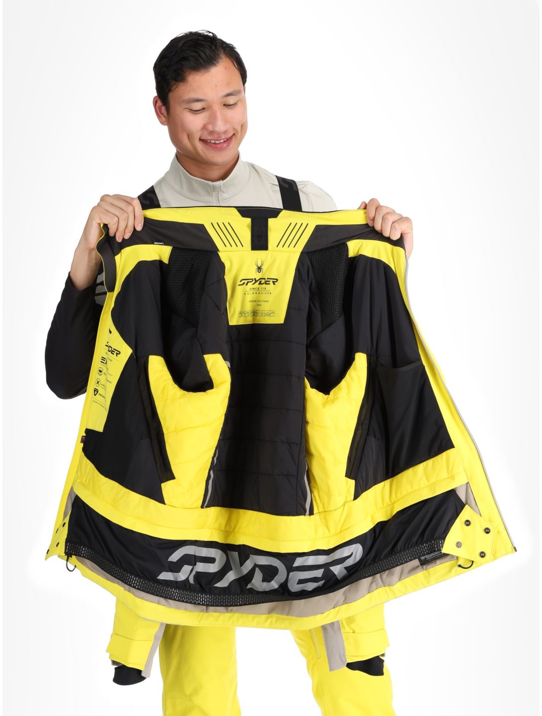 Spyder, Vanqysh veste de ski hommes Acid Yellow jaune 